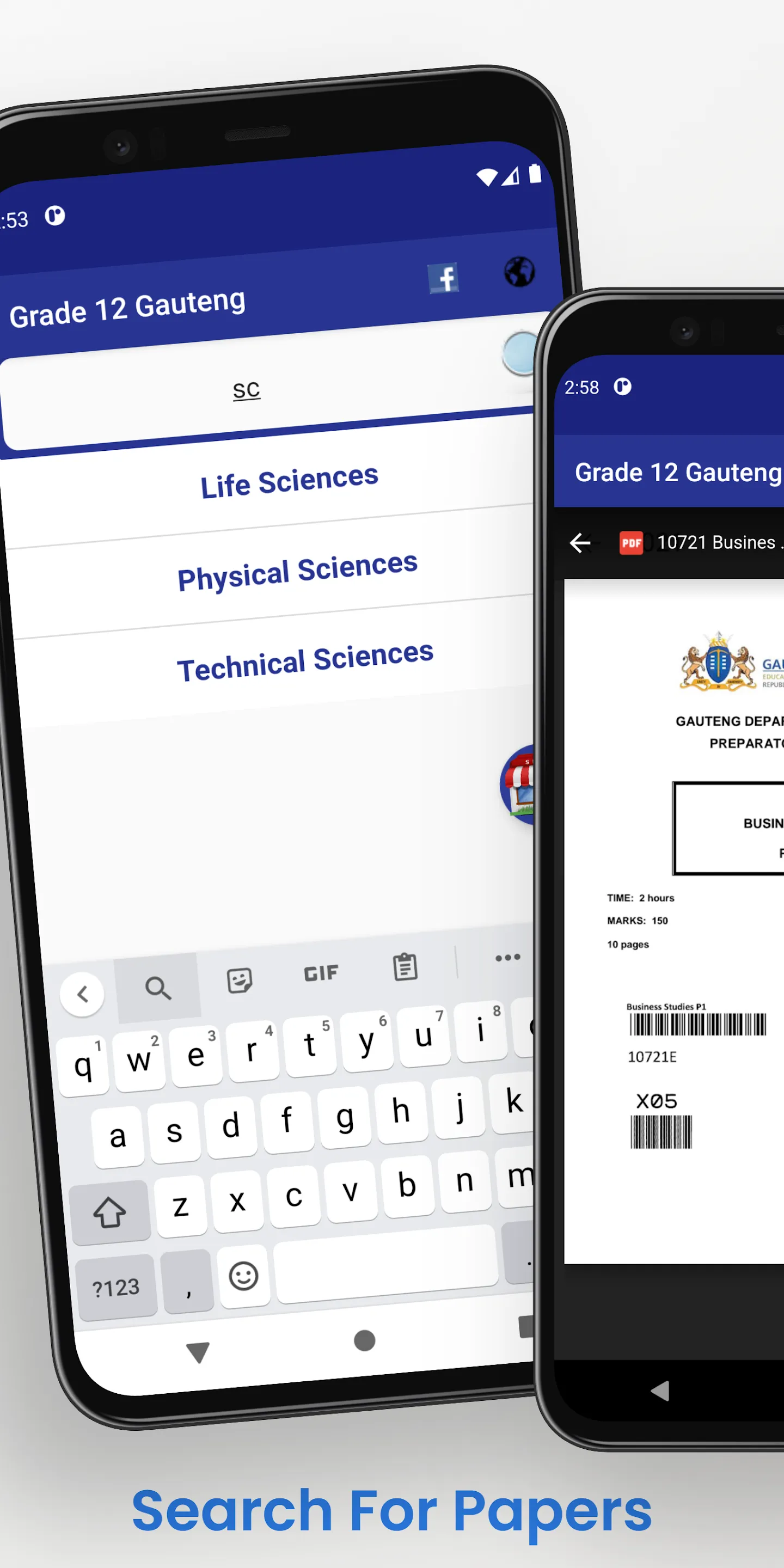 Grade 12 Gauteng Past Papers | Indus Appstore | Screenshot