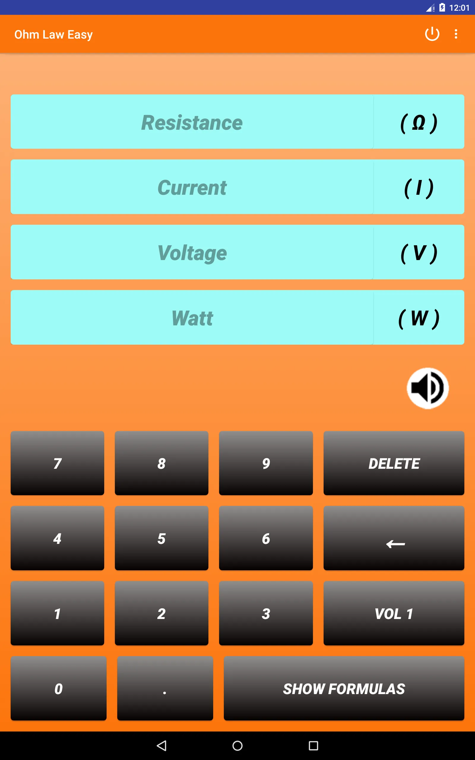 Ohm's law easy | Indus Appstore | Screenshot