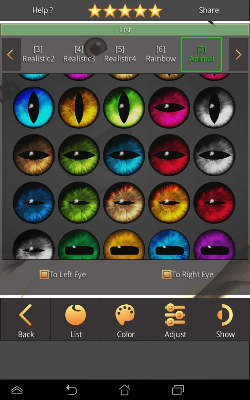 Sharingan - Eye And Hair Color | Indus Appstore | Screenshot