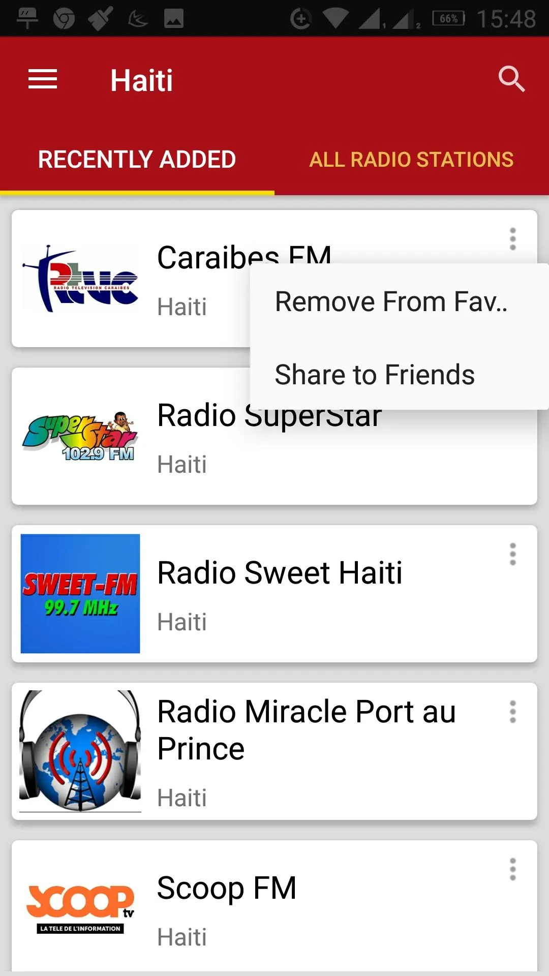 Haitian Radio Stations | Indus Appstore | Screenshot