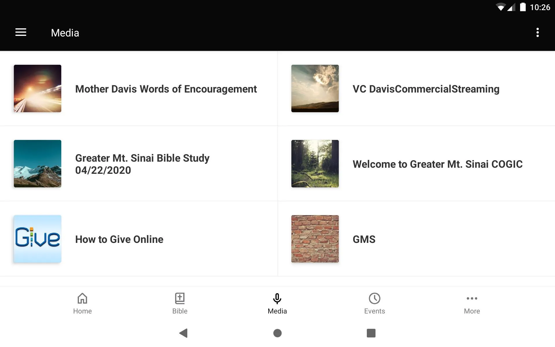 Greater Mt. Sinai COGIC | Indus Appstore | Screenshot