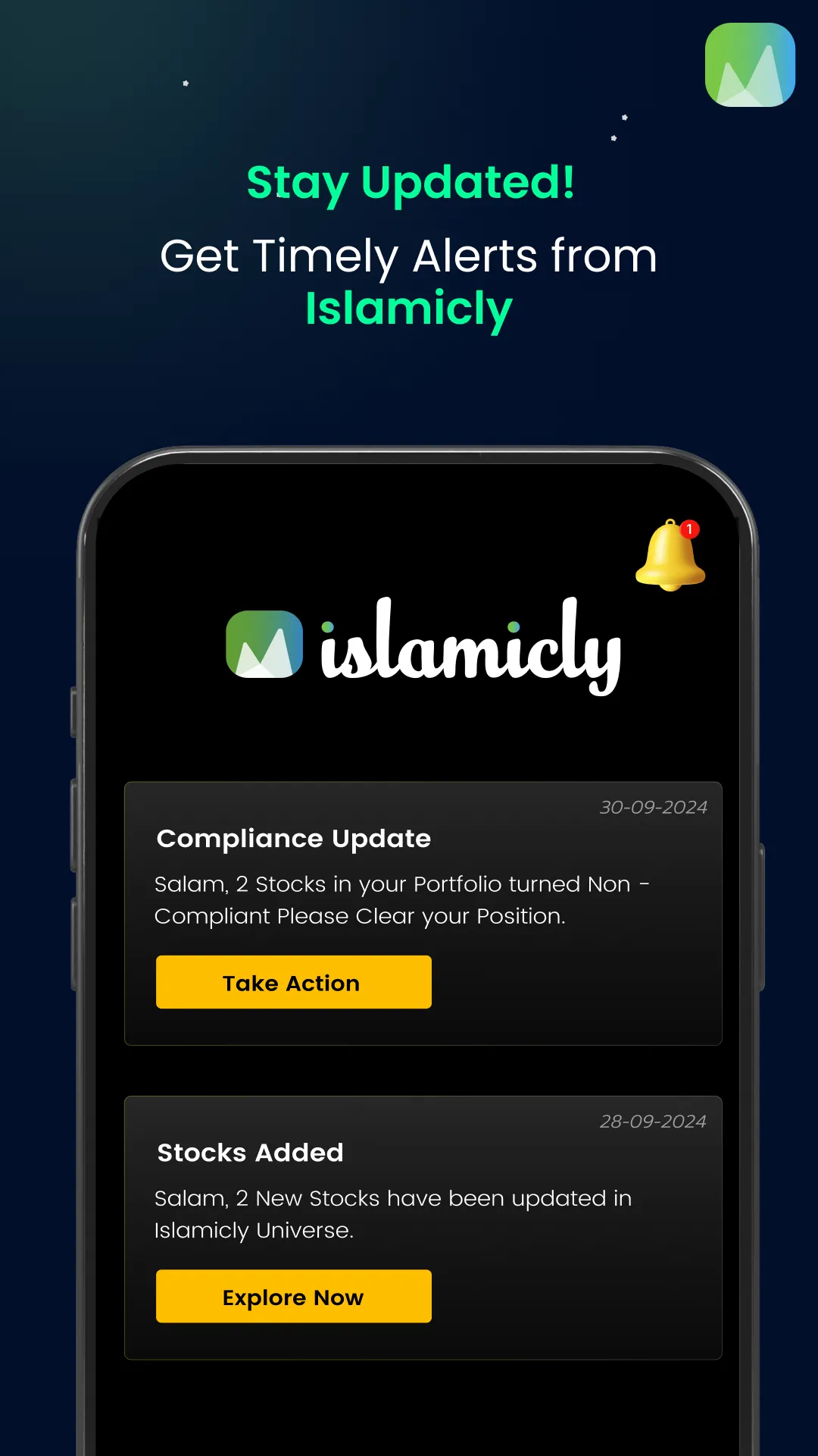 Islamicly: Halal Stocks & Gold | Indus Appstore | Screenshot