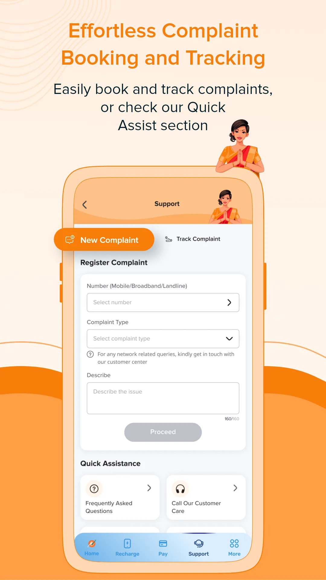 BSNL Selfcare | Indus Appstore | Screenshot