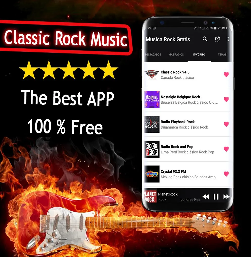 Classic Rock Music | Indus Appstore | Screenshot