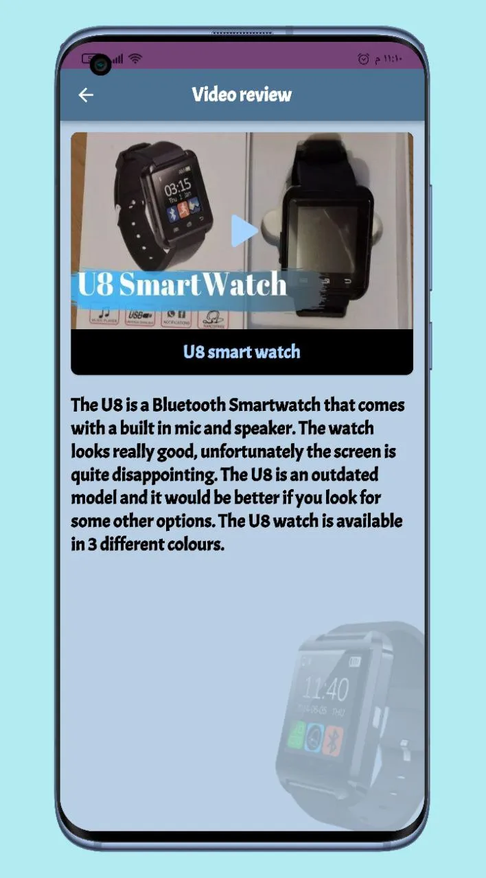 U8 smart watch guide | Indus Appstore | Screenshot