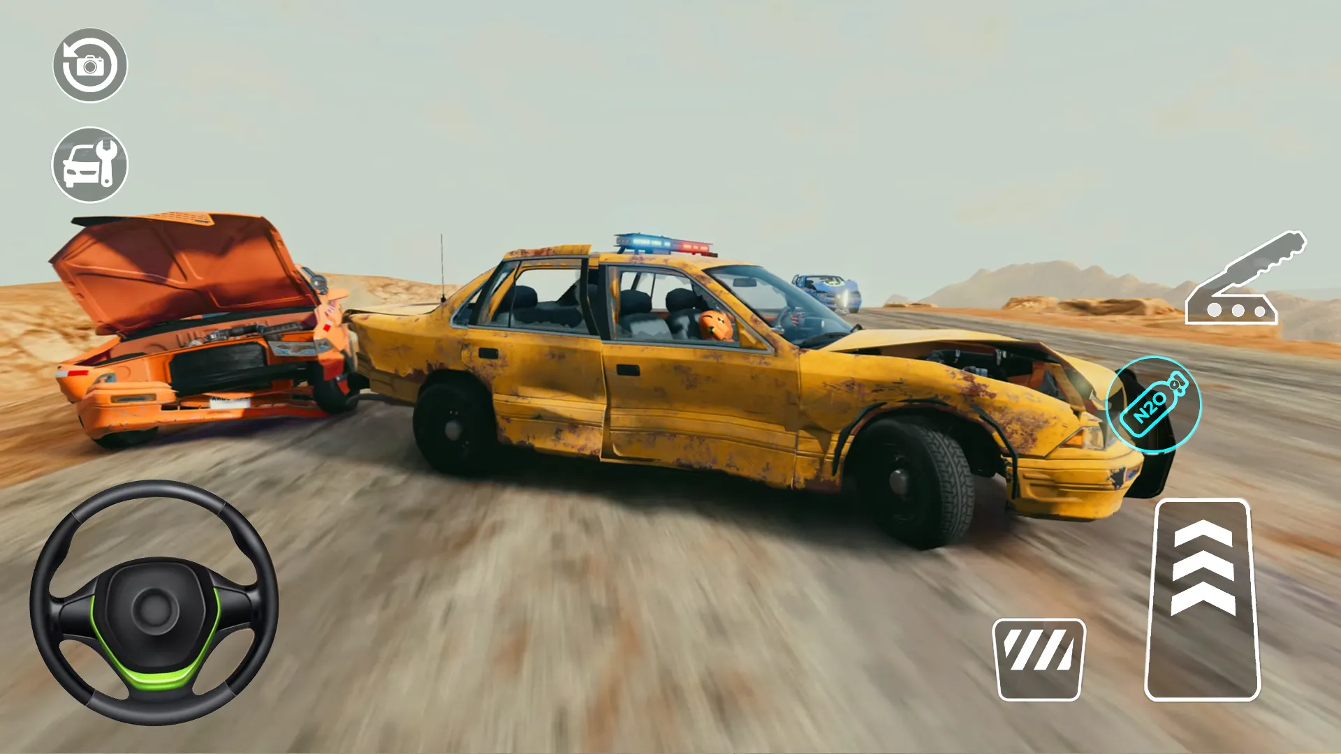Jumping Car Damage Test Game | Indus Appstore | Screenshot