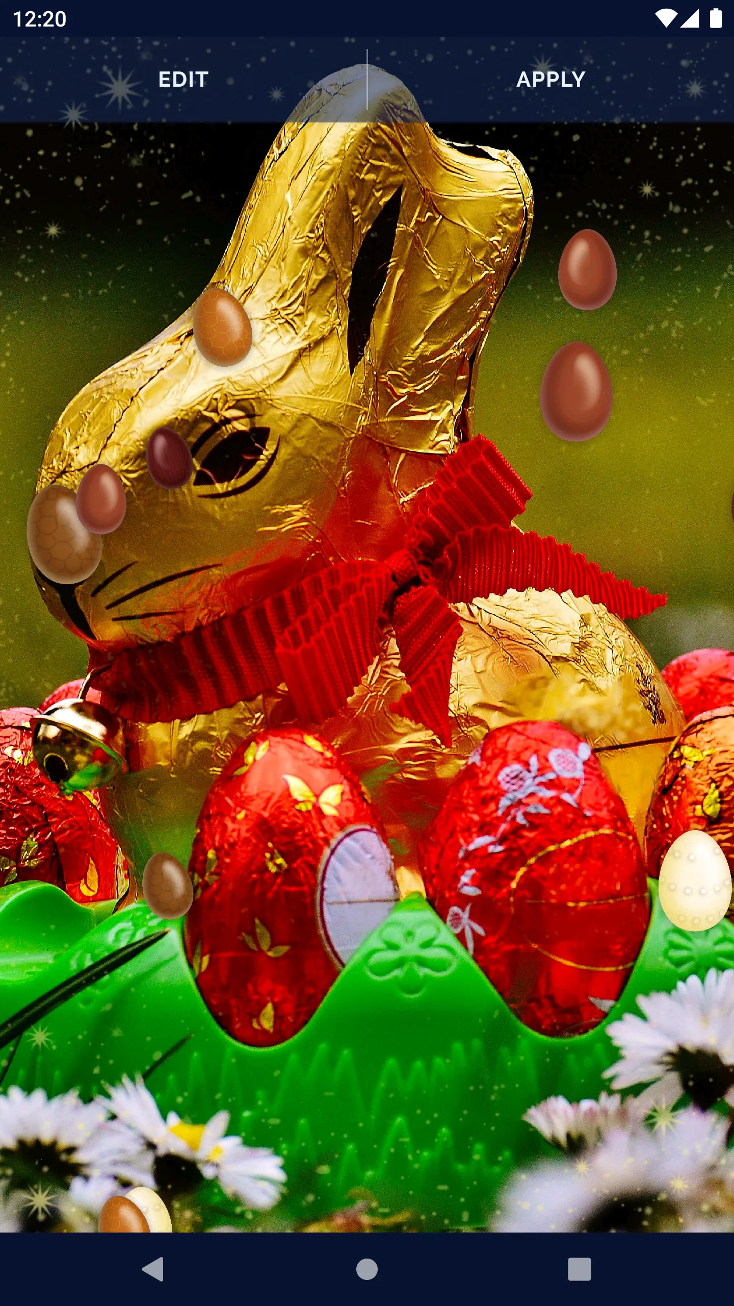 Chocolate Eggs Live Wallpaper | Indus Appstore | Screenshot