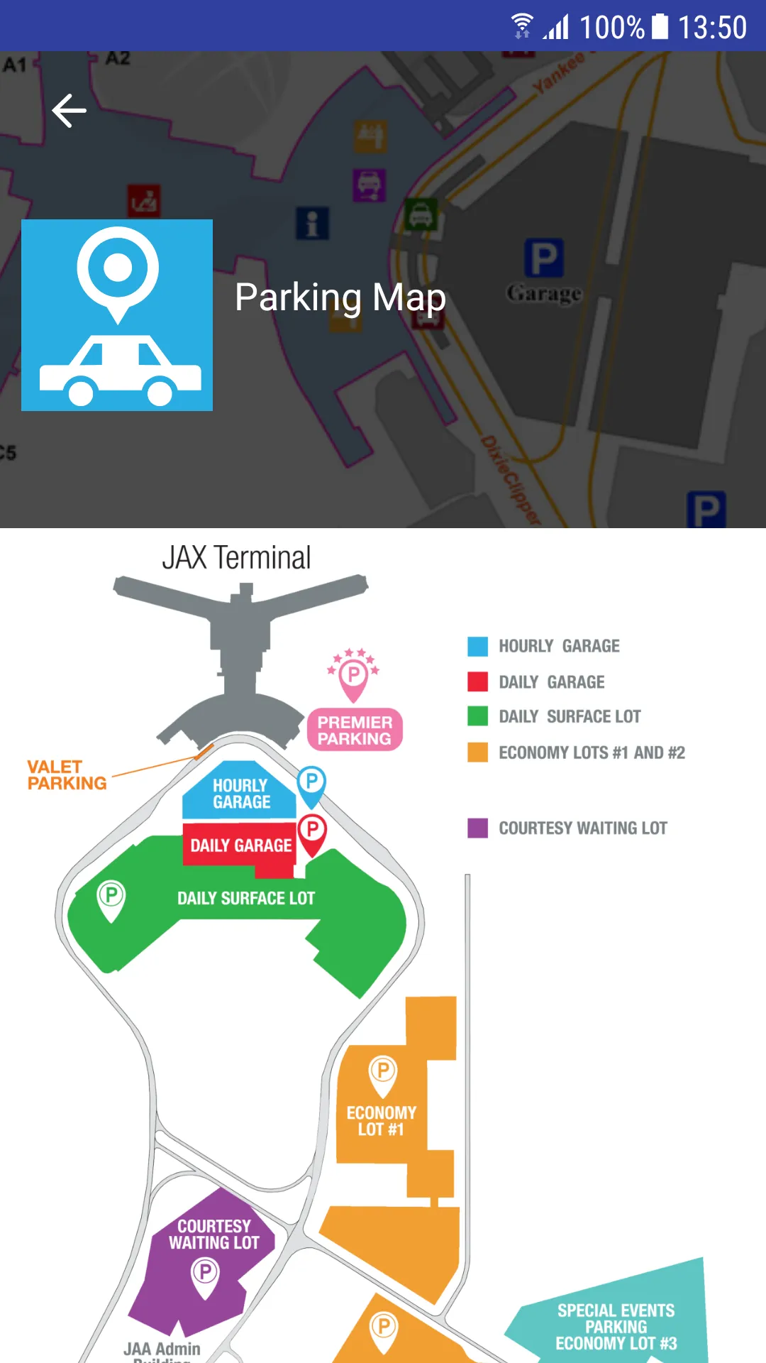 JAX Airport | Indus Appstore | Screenshot