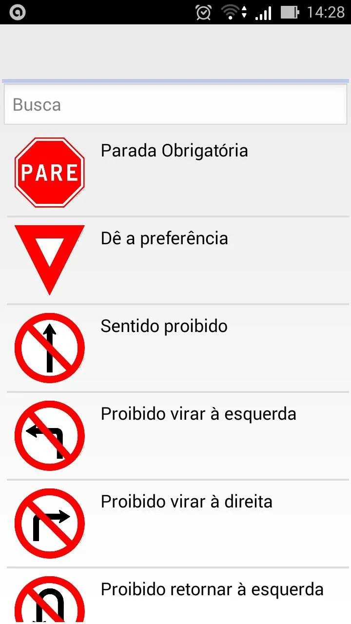 Placas de Trânsito Br | Indus Appstore | Screenshot