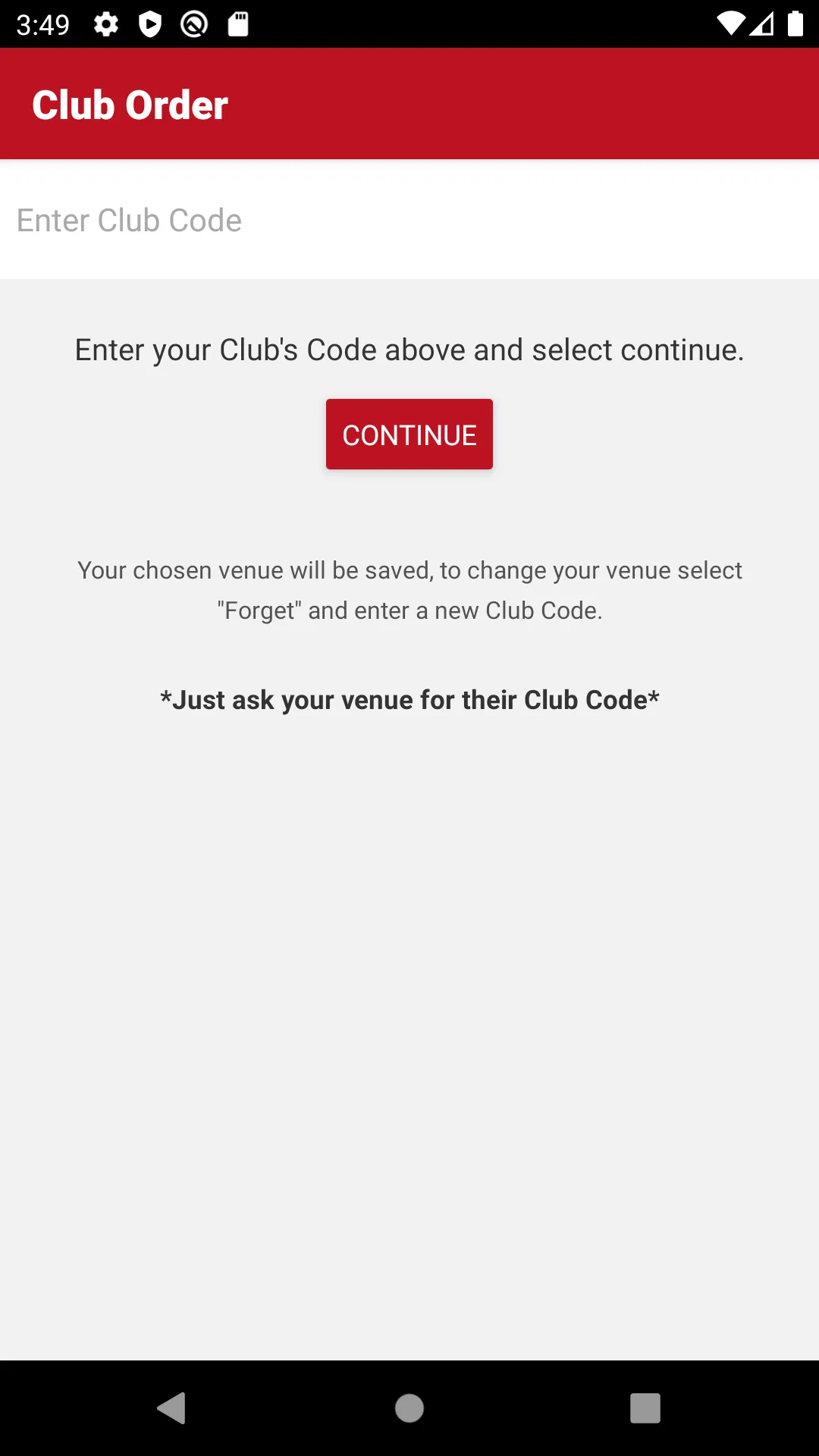 Club Order | Indus Appstore | Screenshot