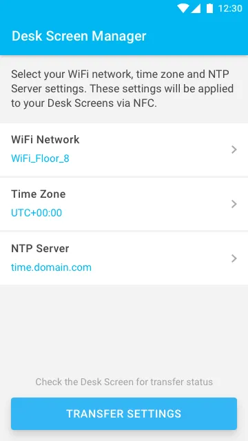 Condeco Desk V3 Screen Setup | Indus Appstore | Screenshot