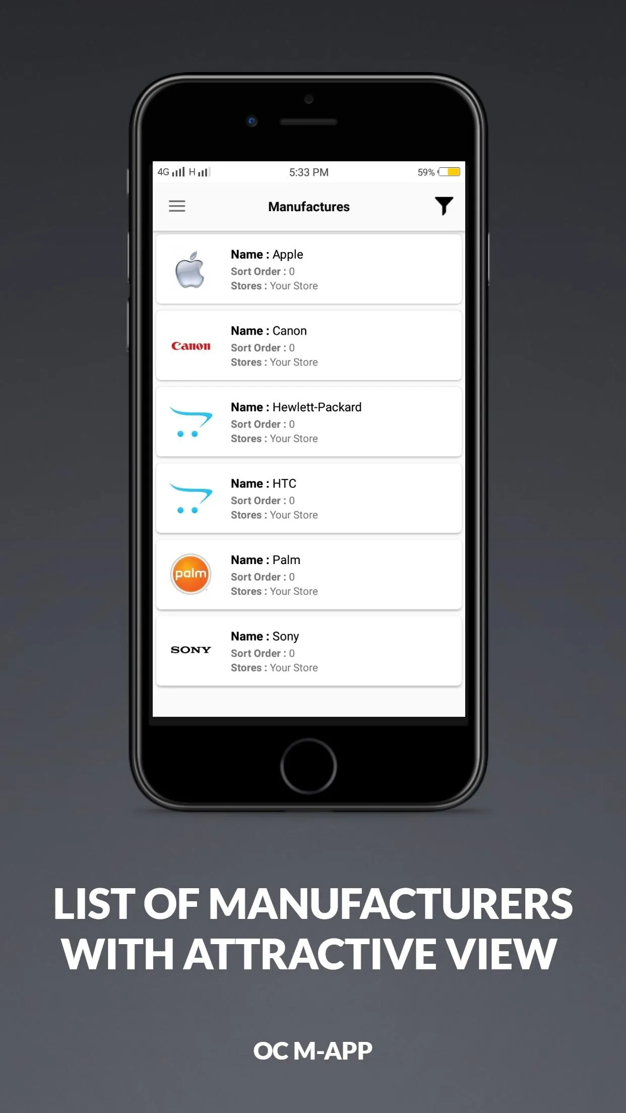 Opencart Admin Mobile App. | Indus Appstore | Screenshot