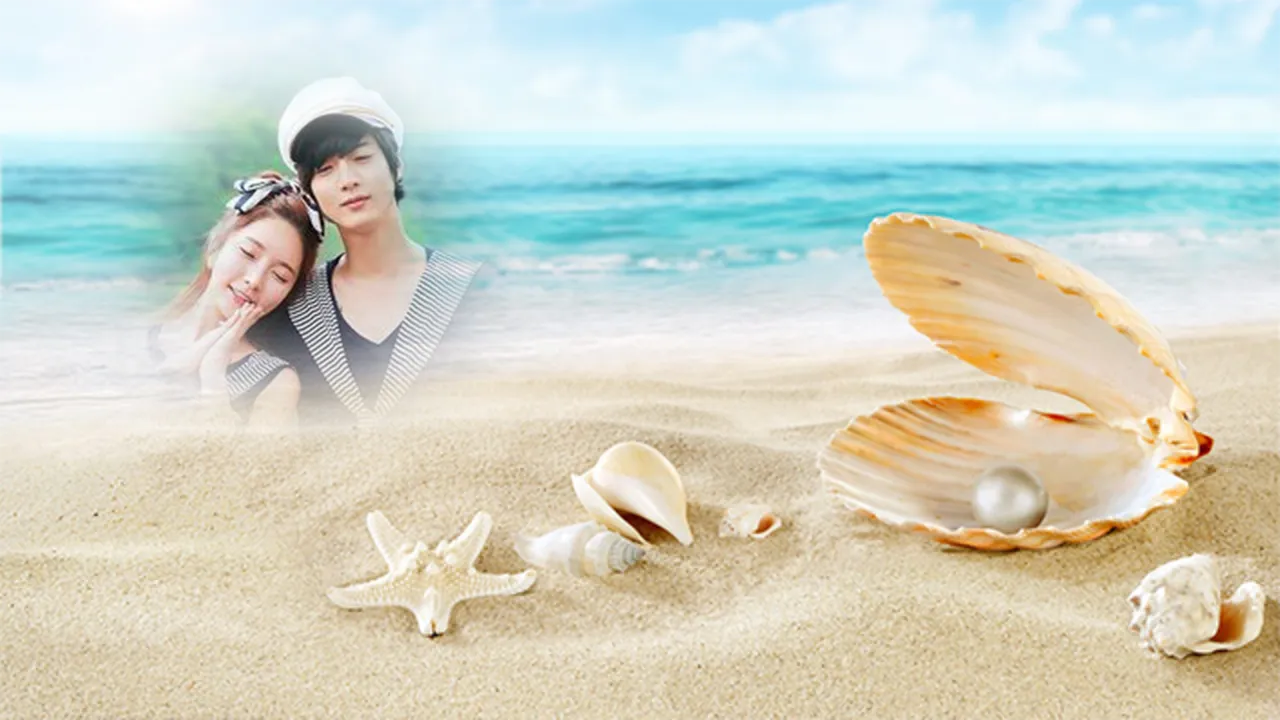 Seashell Photo Frames montage | Indus Appstore | Screenshot