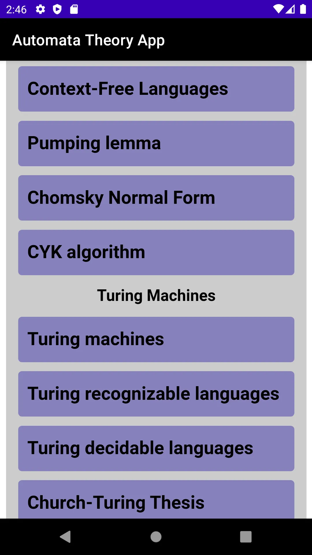 Automata Theory App | Indus Appstore | Screenshot