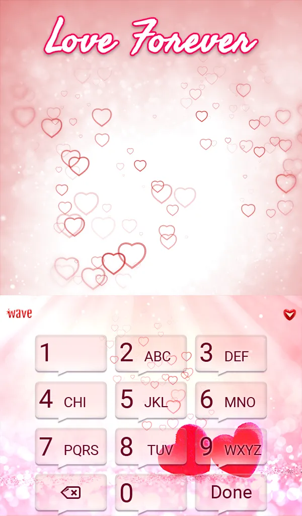 Love Wallpaper Keyboard Theme | Indus Appstore | Screenshot