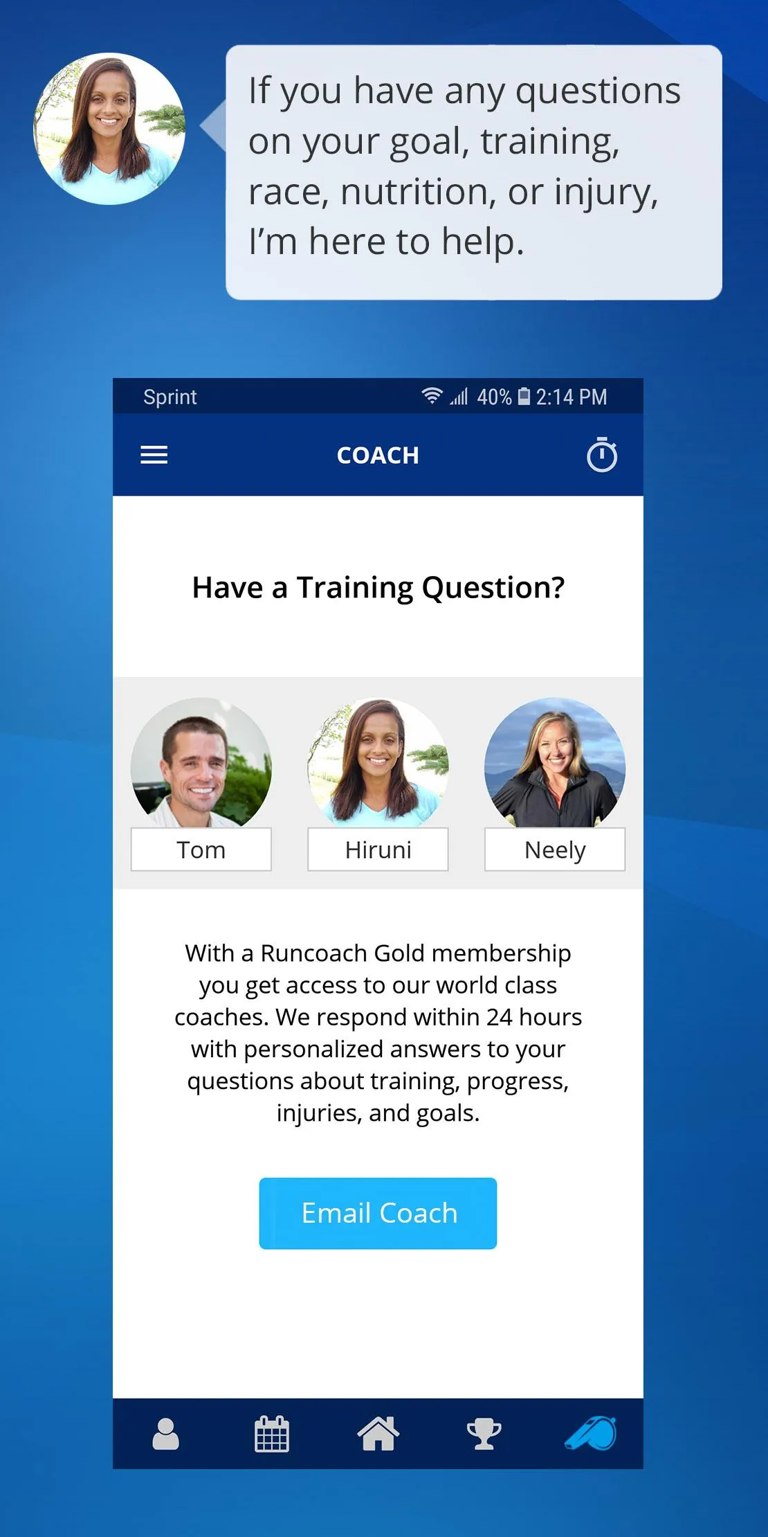 Runcoach | Indus Appstore | Screenshot