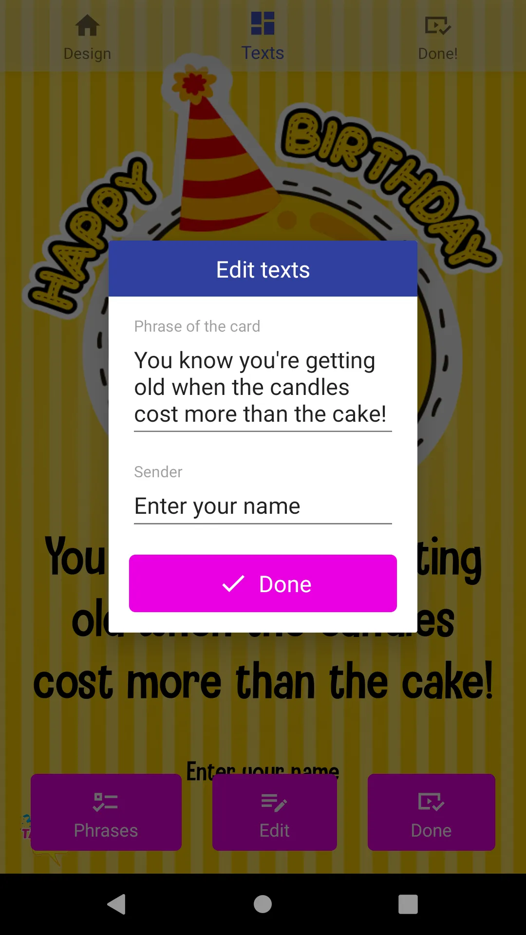 Birthday cards | Indus Appstore | Screenshot