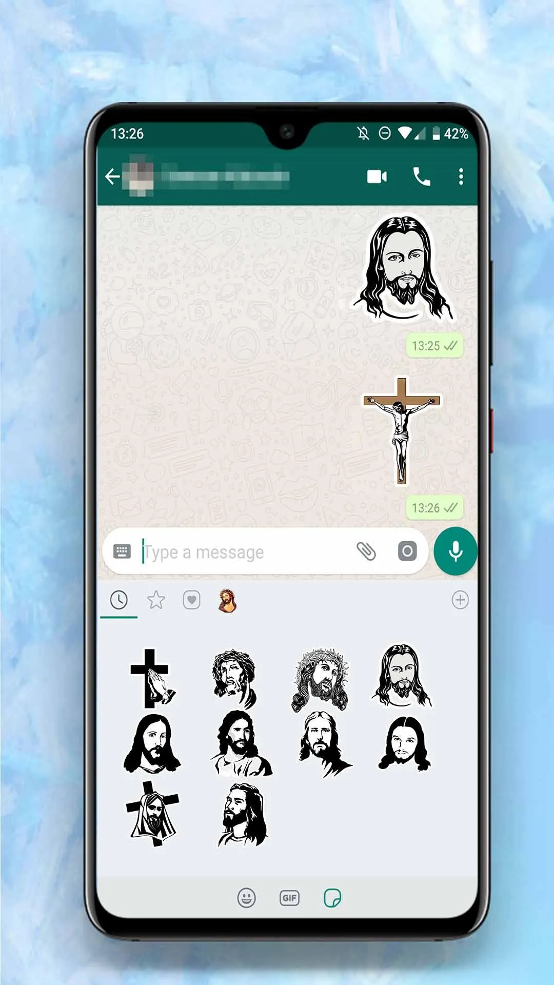 Jesus Christ Stickers Packs | Indus Appstore | Screenshot