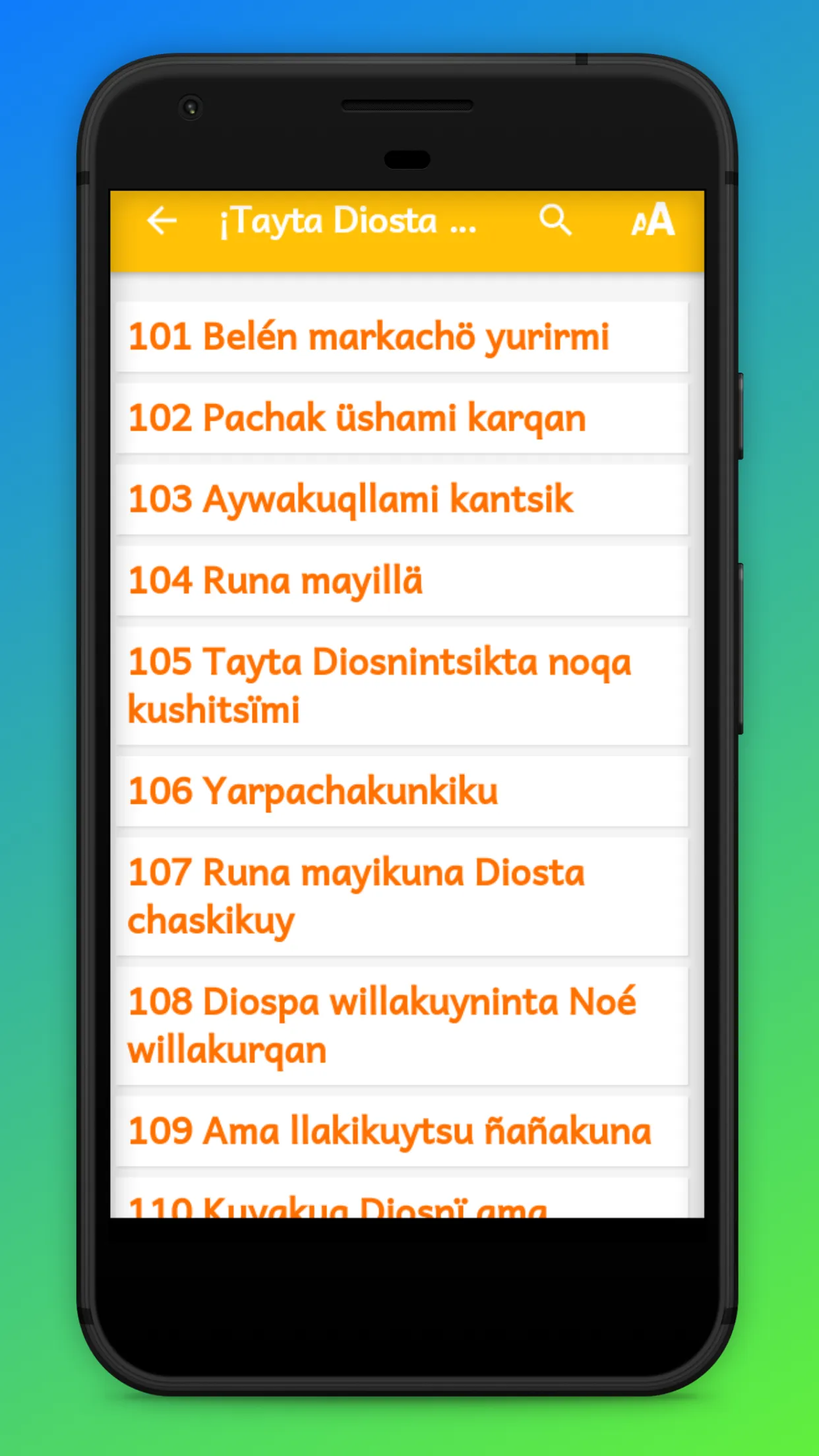 South Conchucos Hymnbook | Indus Appstore | Screenshot