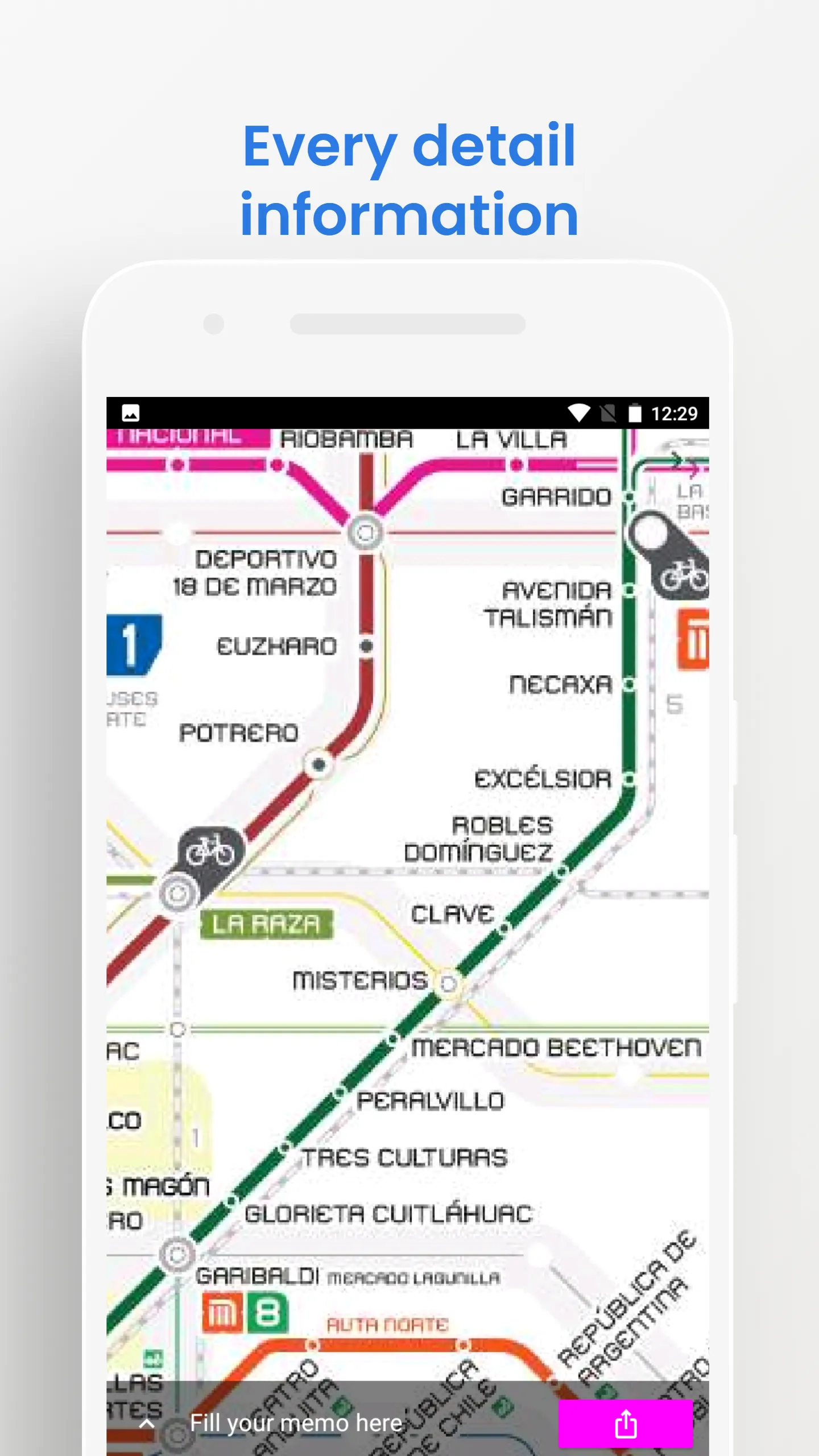 Mexico City Metro Bus Map | Indus Appstore | Screenshot