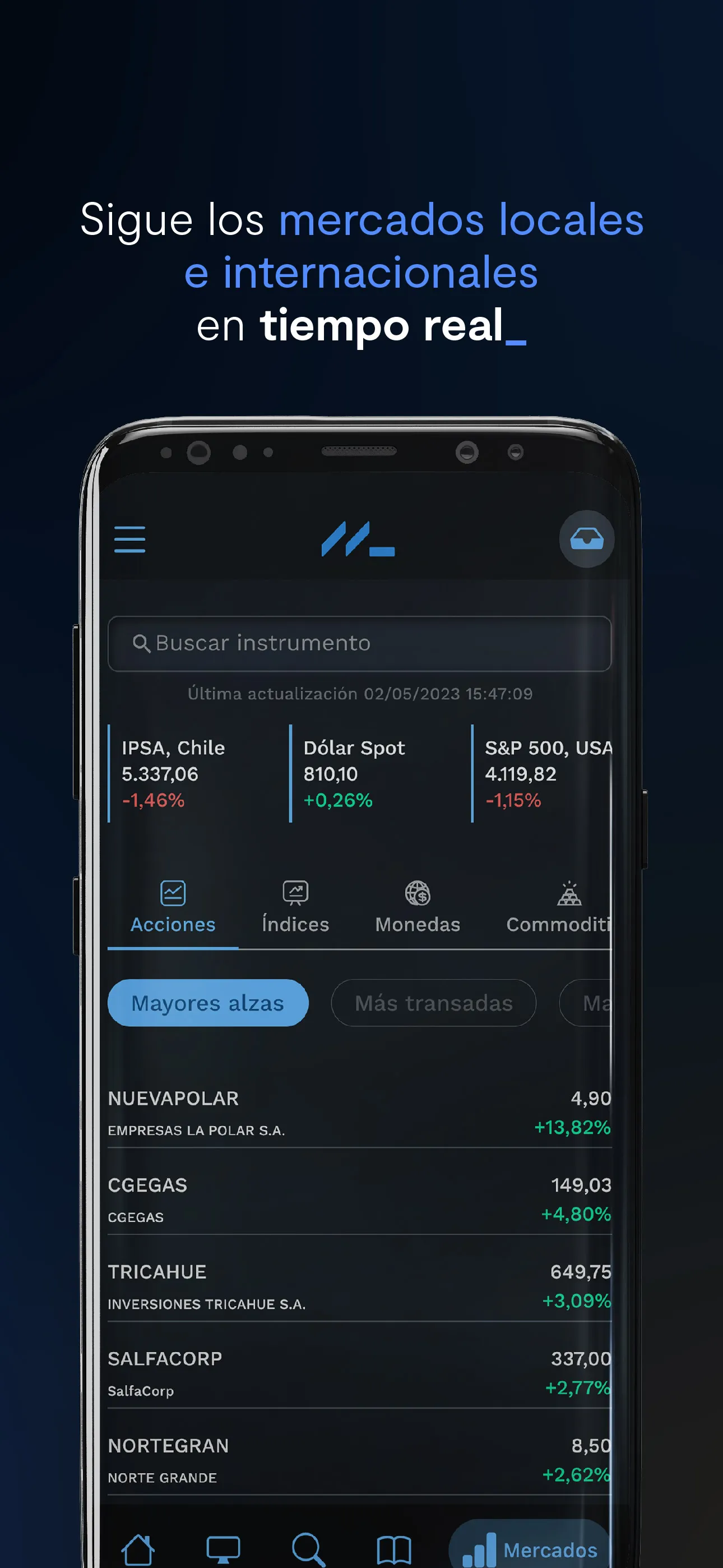 Mercados en Línea BTG Pactual | Indus Appstore | Screenshot