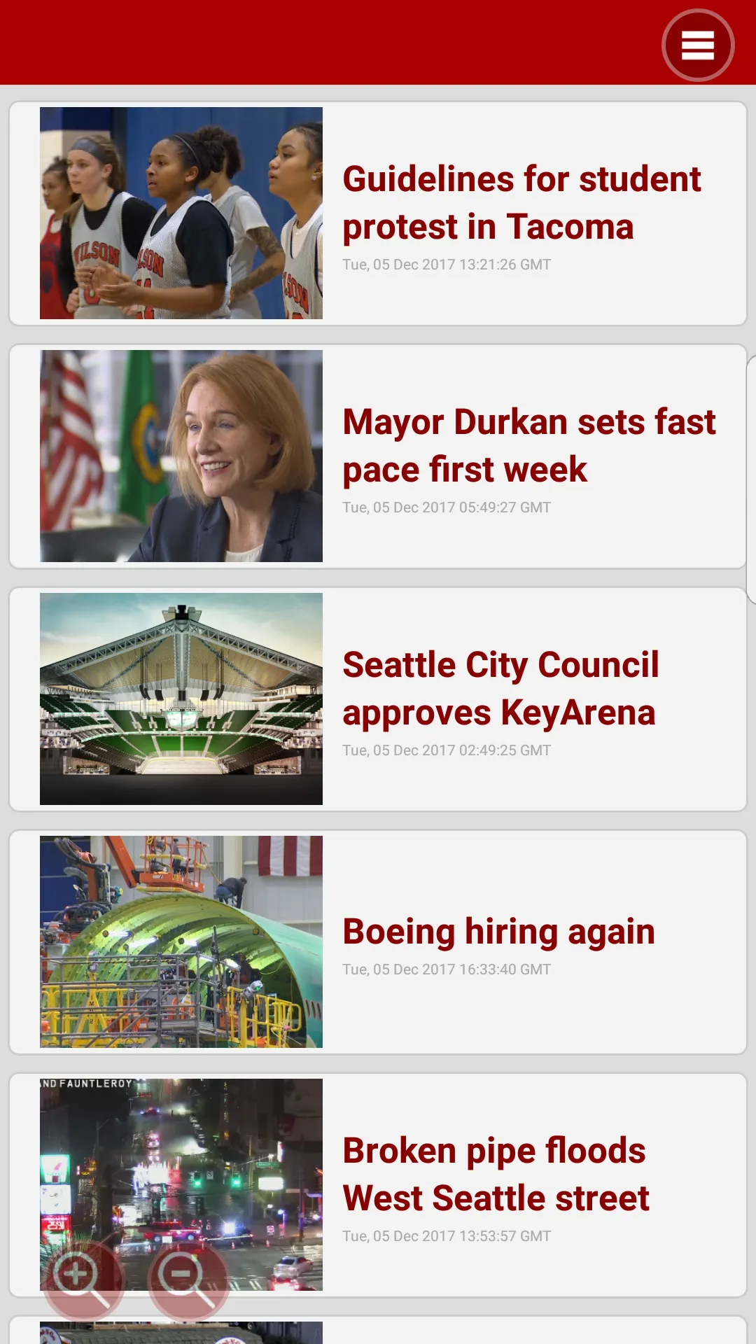 Seattle Here and Now - News | Indus Appstore | Screenshot