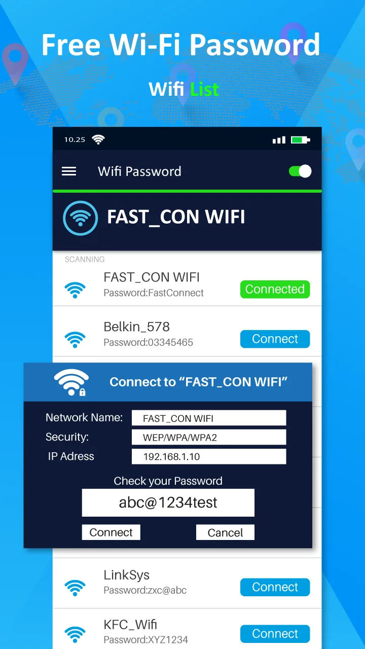 WiFi Map Password Show Connect | Indus Appstore | Screenshot