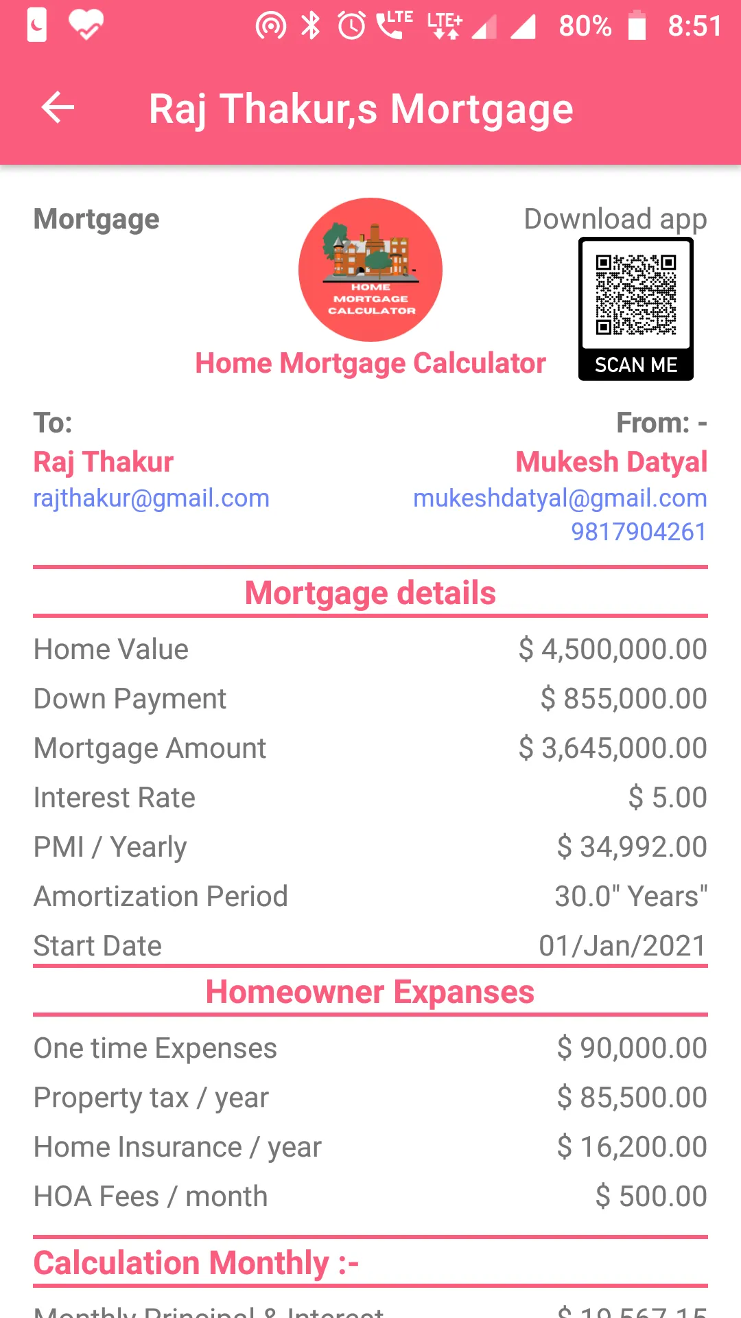 Mortgage Calculator: Home Loan | Indus Appstore | Screenshot