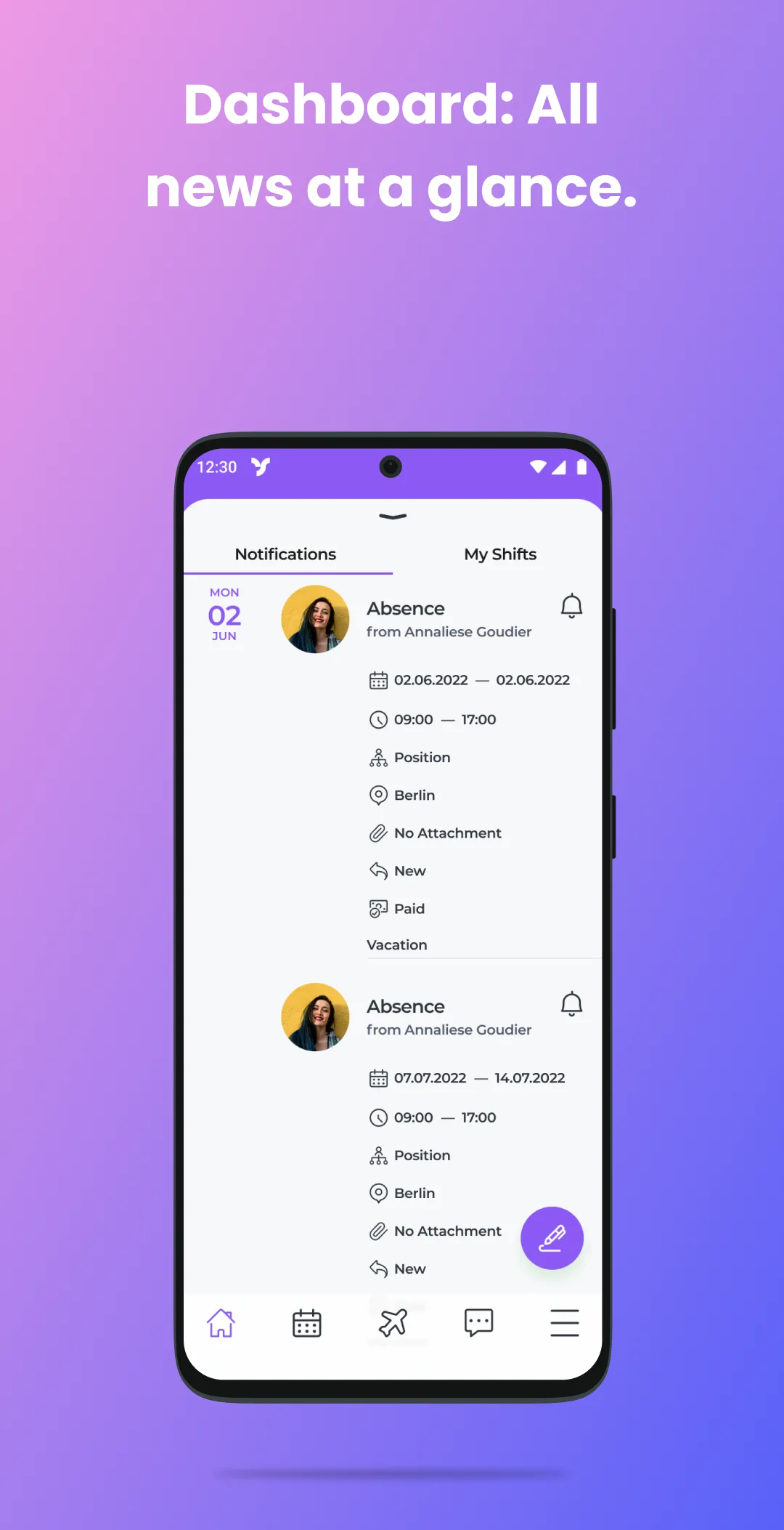 shyftplan - your shift roster | Indus Appstore | Screenshot