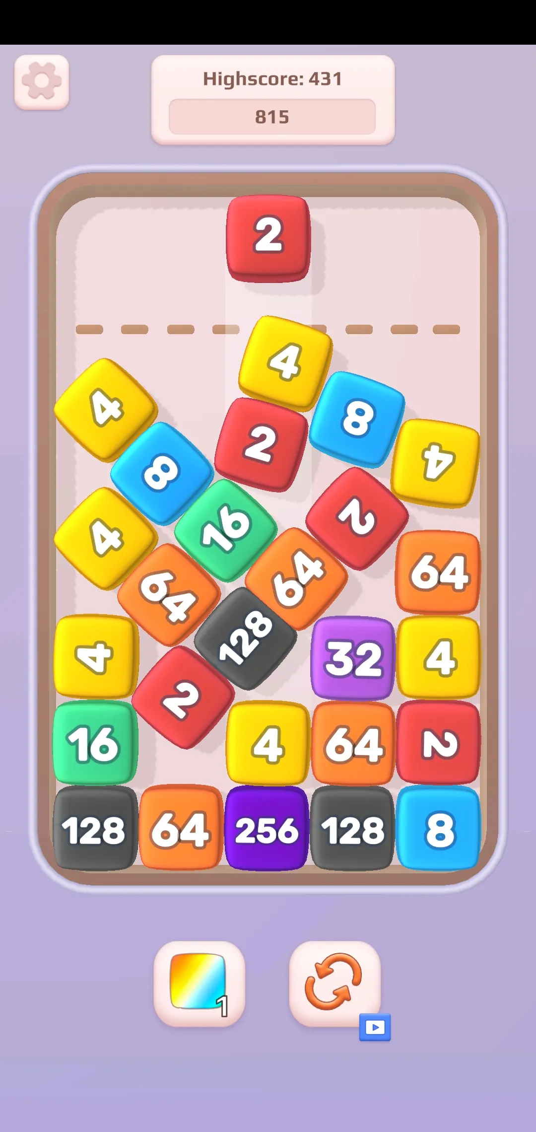 Cubes 2048 | Indus Appstore | Screenshot