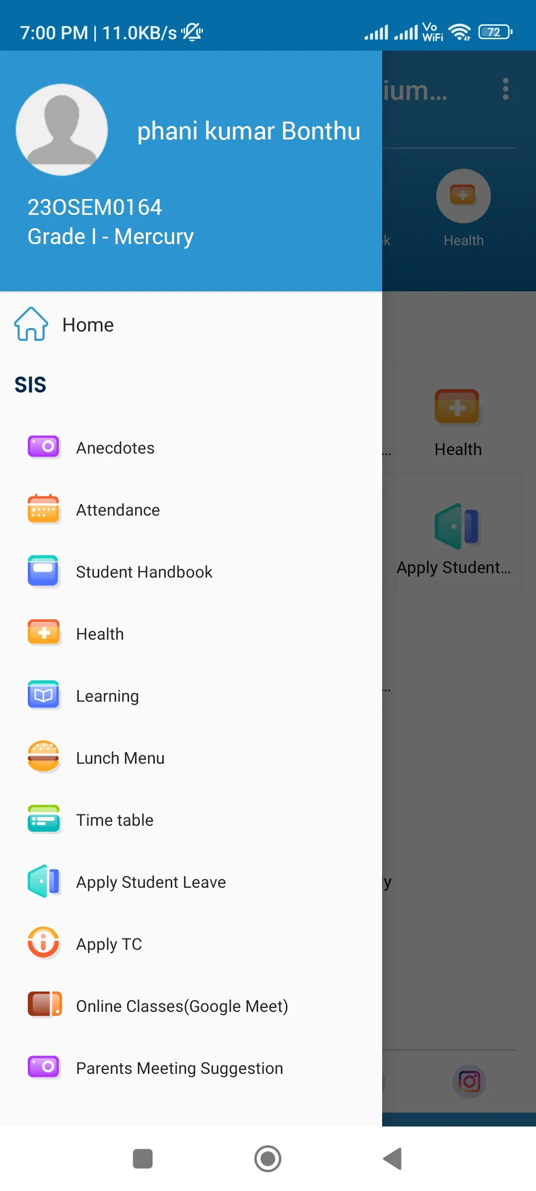 OmShanti English Medium School | Indus Appstore | Screenshot