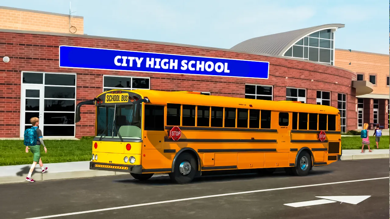 School Bus Driving Simulator 1 | Indus Appstore | Screenshot