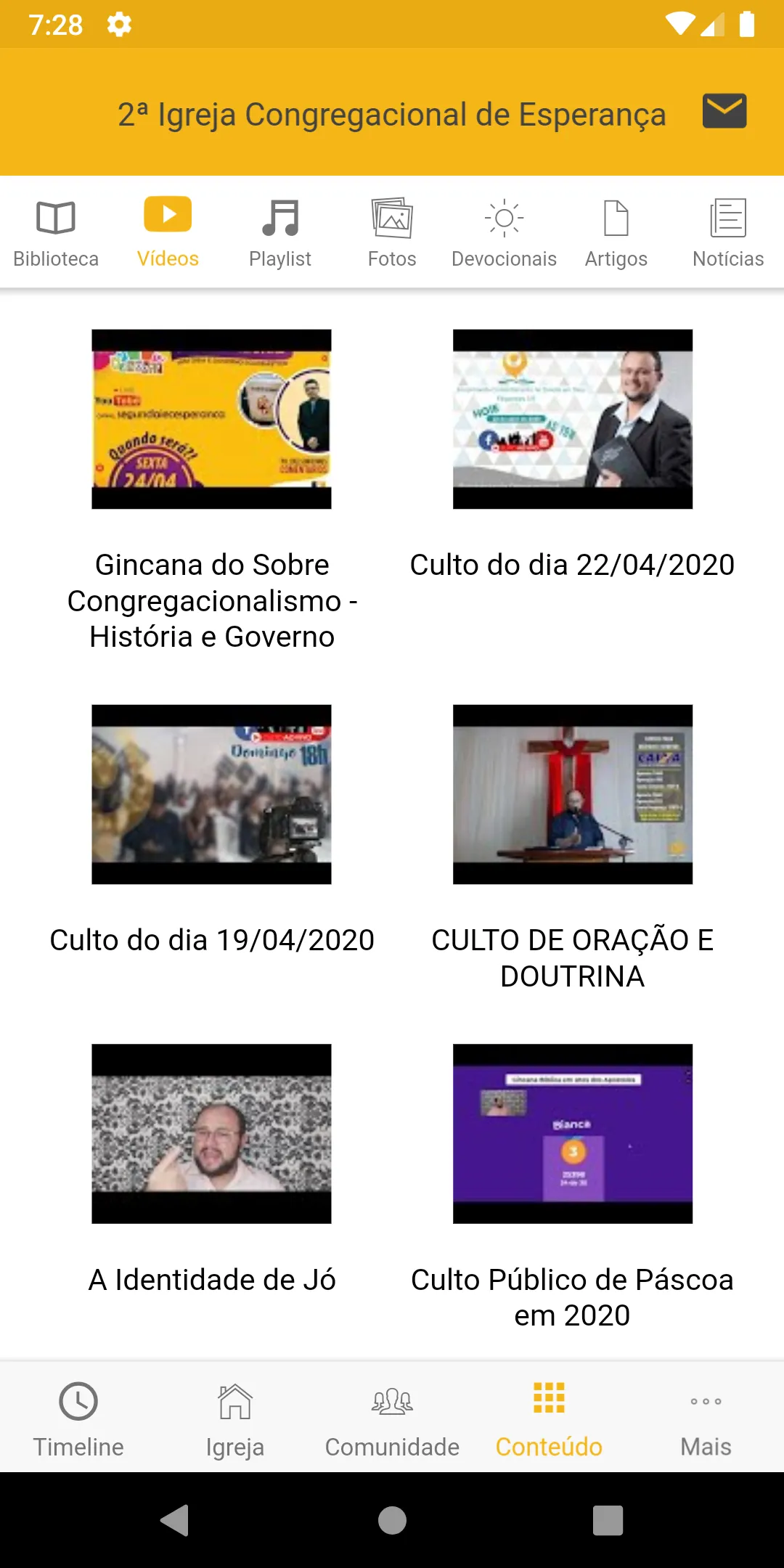 2ª Congregacional de Esperança | Indus Appstore | Screenshot