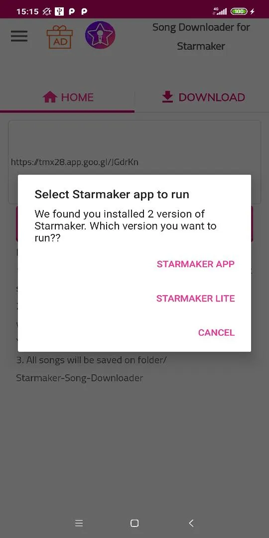 Download song for Starmaker | Indus Appstore | Screenshot