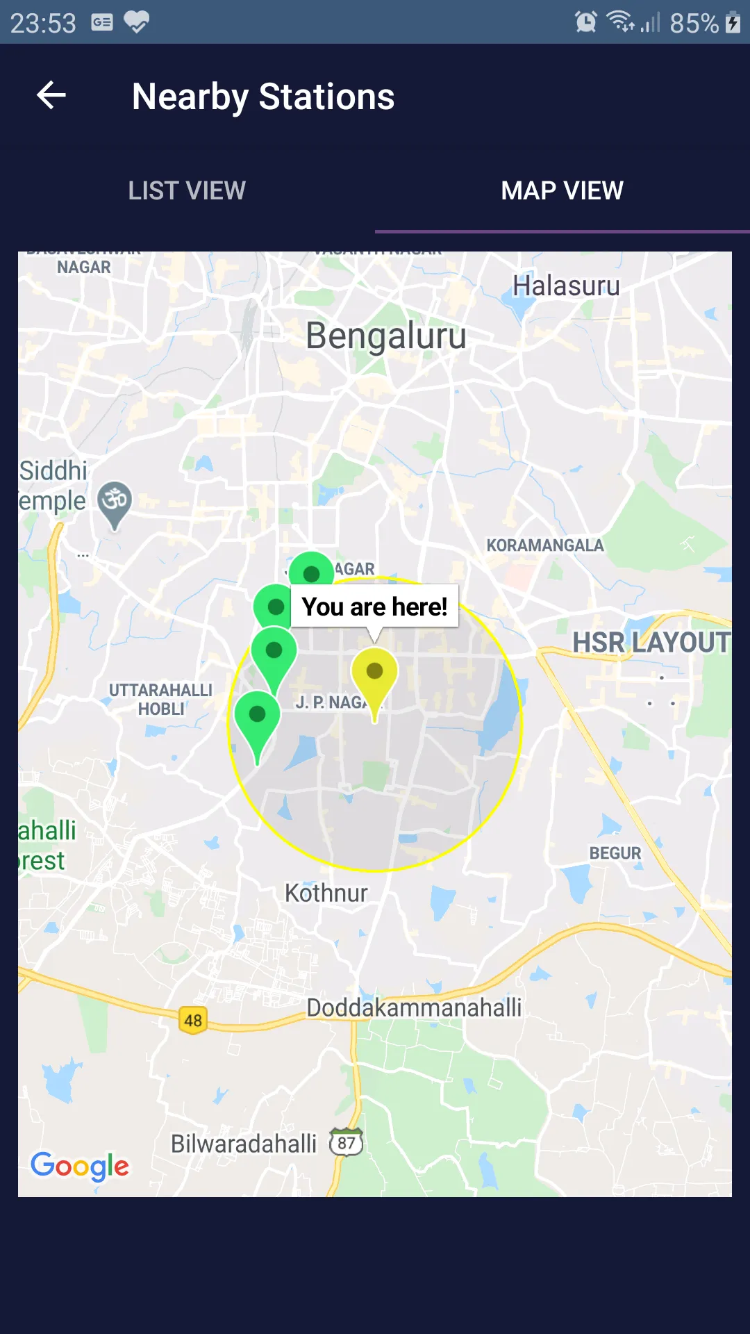 Bangalore City Metro | Indus Appstore | Screenshot