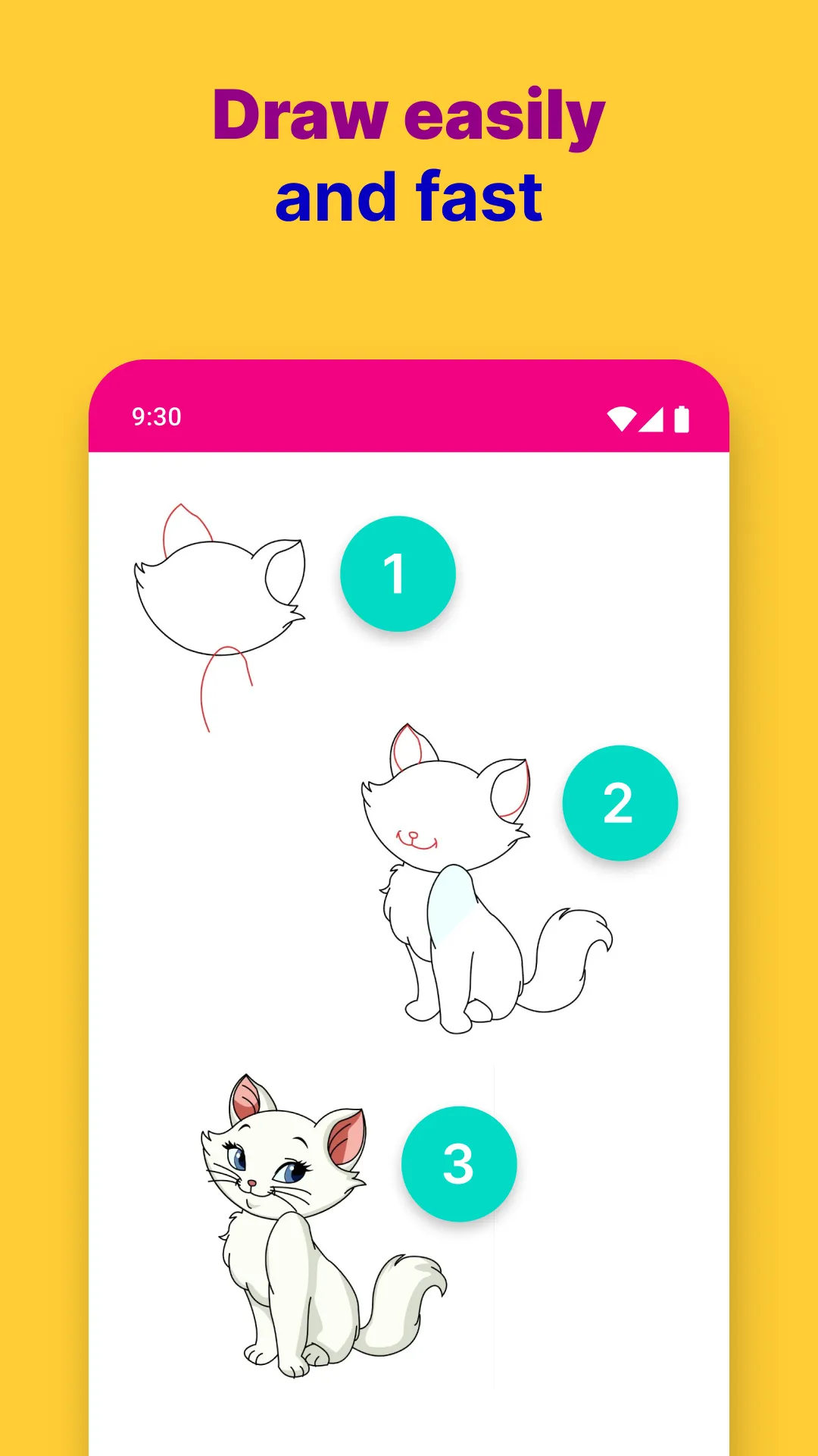 Learn To Draw Step By Step | Indus Appstore | Screenshot