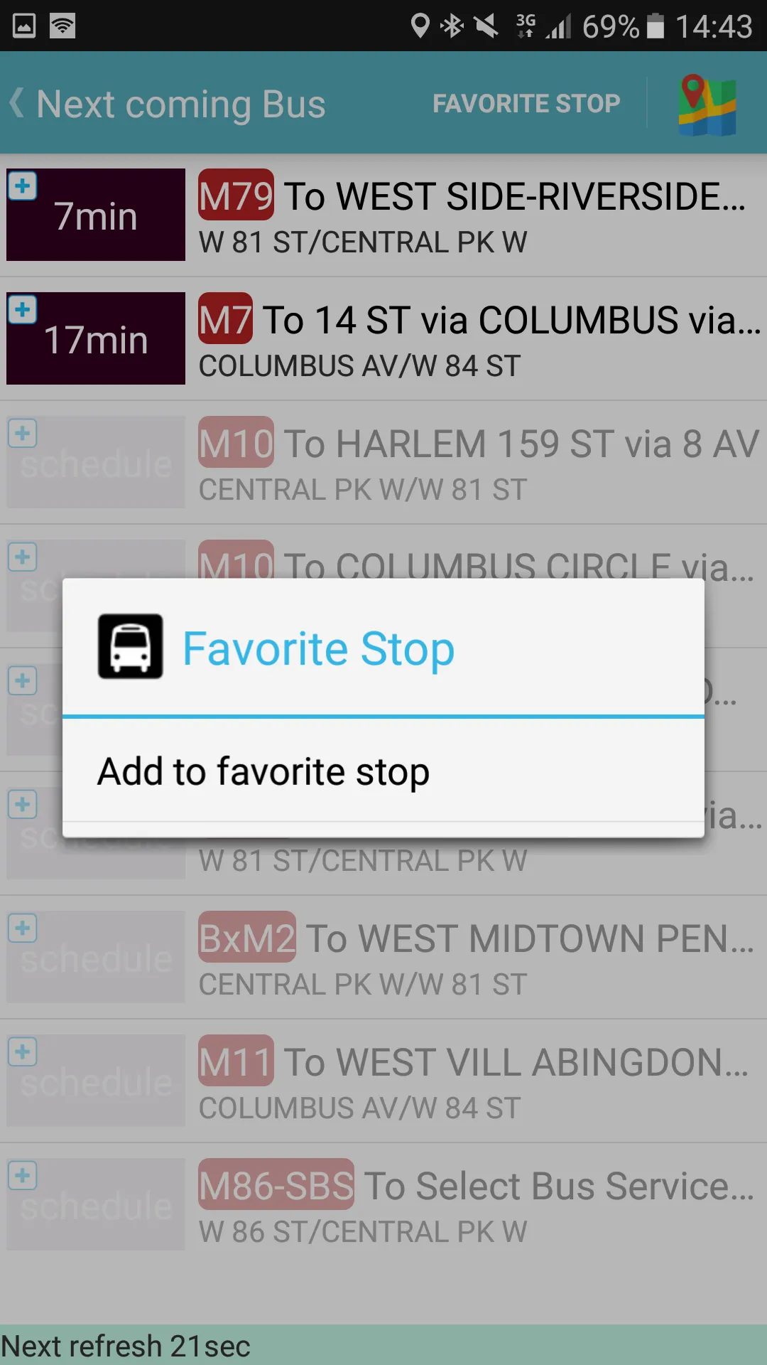 NYC New York Bus Tracker | Indus Appstore | Screenshot