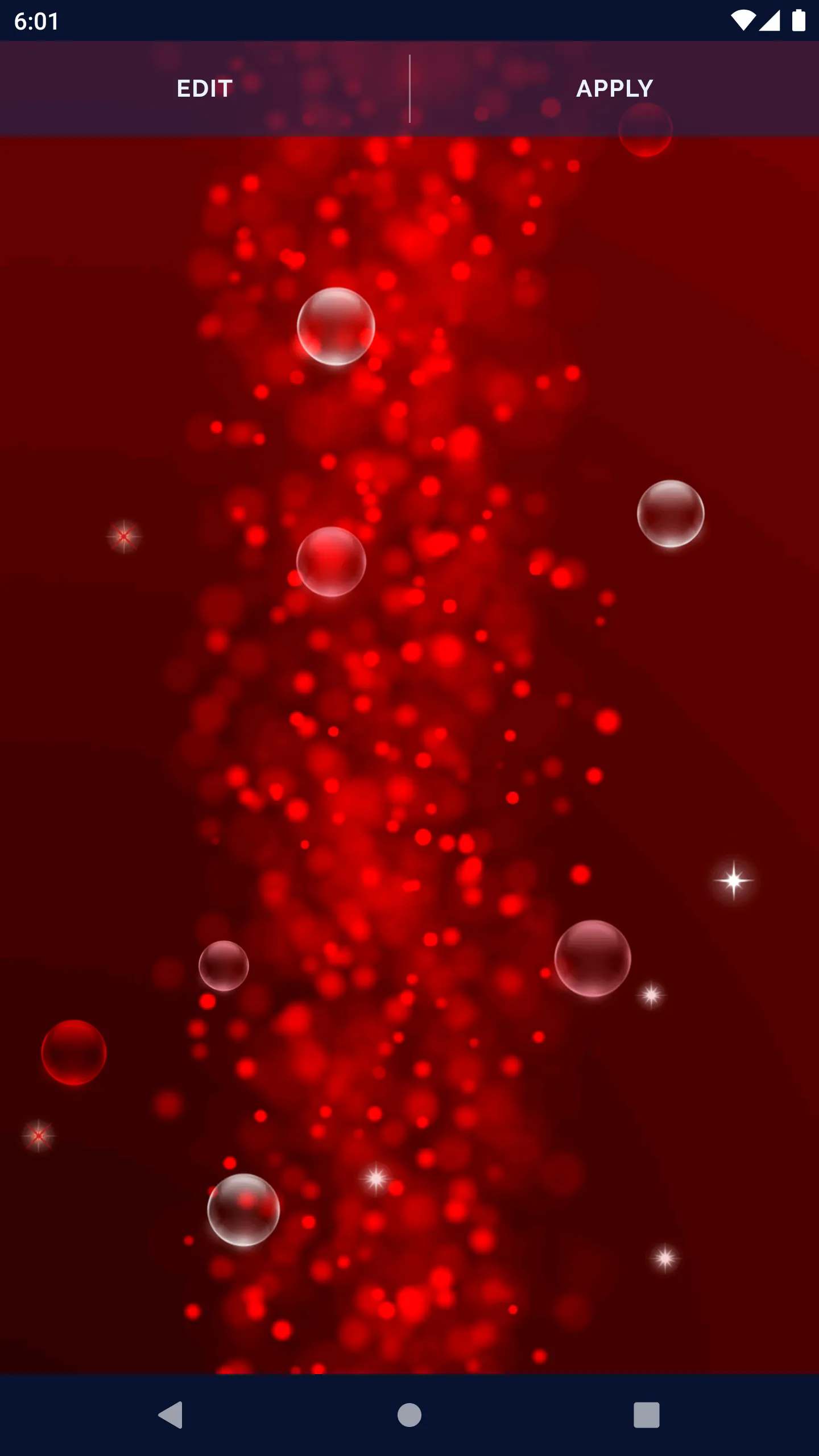 Red Bubble HD Live Wallpaper | Indus Appstore | Screenshot