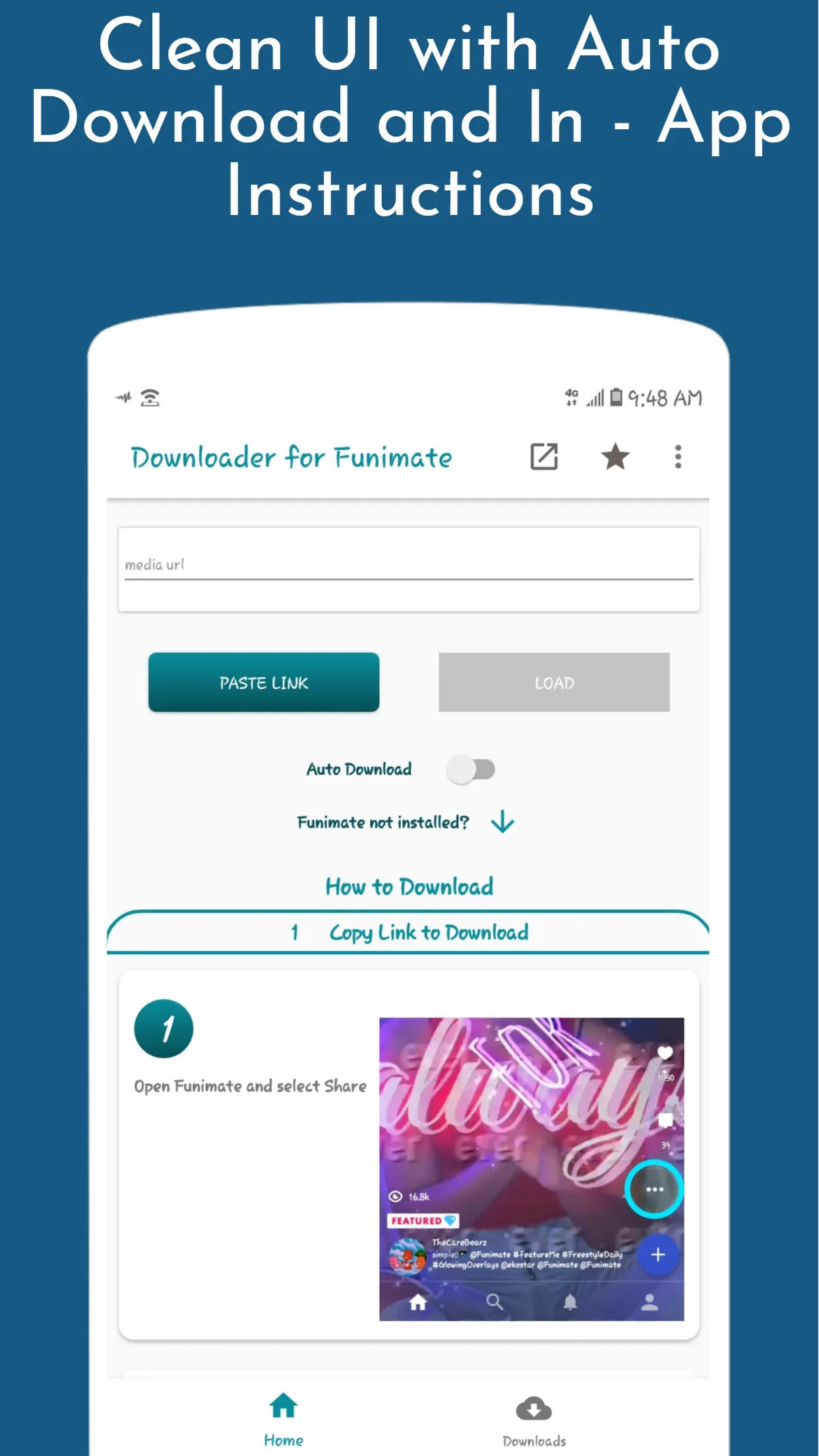 Video Downloader for Funimate | Indus Appstore | Screenshot