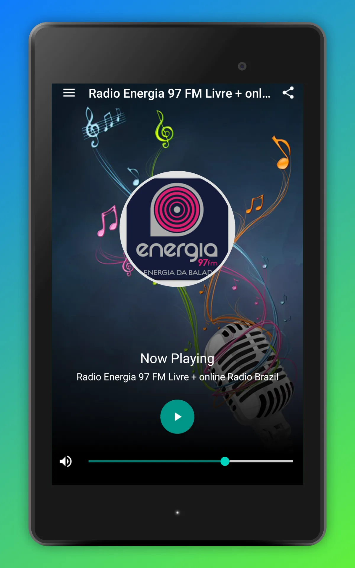 Radio Energia 97 FM SP Brasil | Indus Appstore | Screenshot