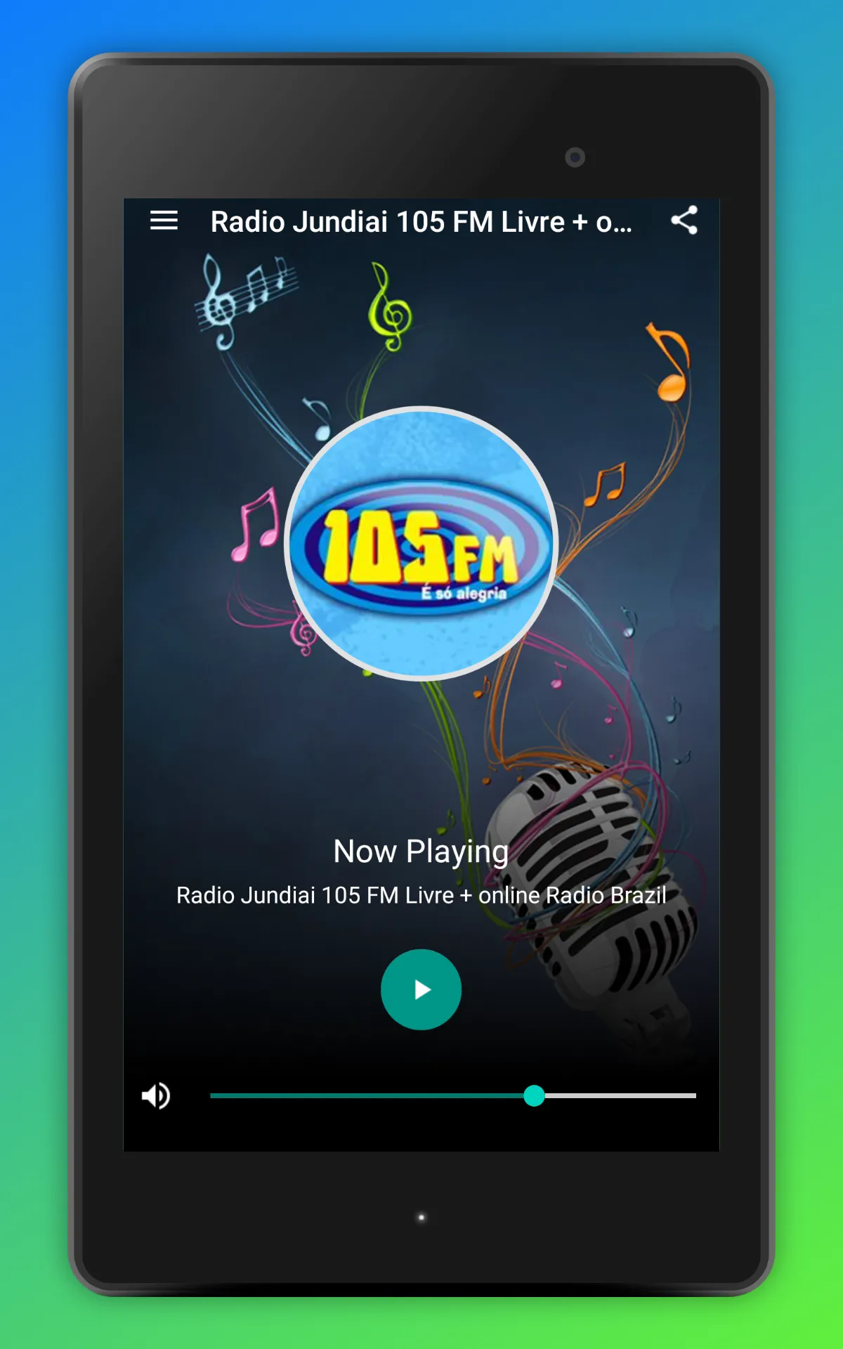 Rádio 105 FM São Paulo | Indus Appstore | Screenshot