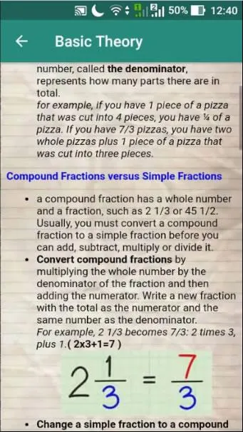 Fraction Calculator - solution | Indus Appstore | Screenshot