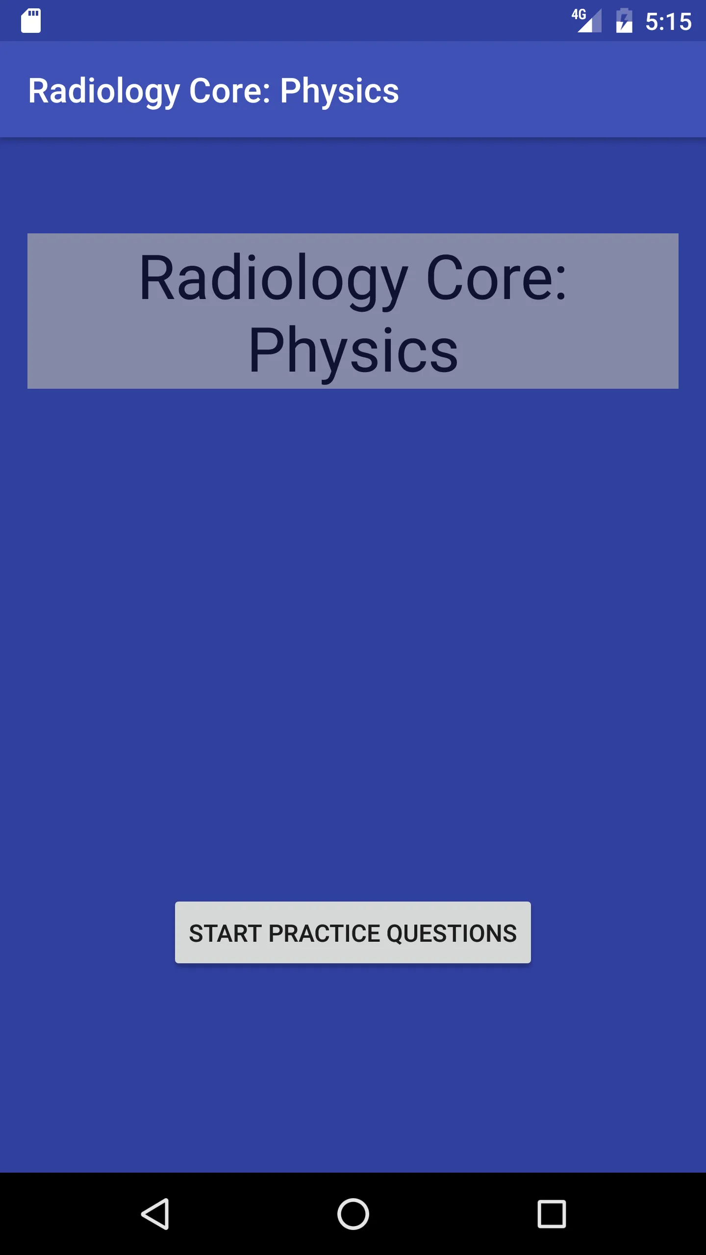 Radiology Core: Physics | Indus Appstore | Screenshot