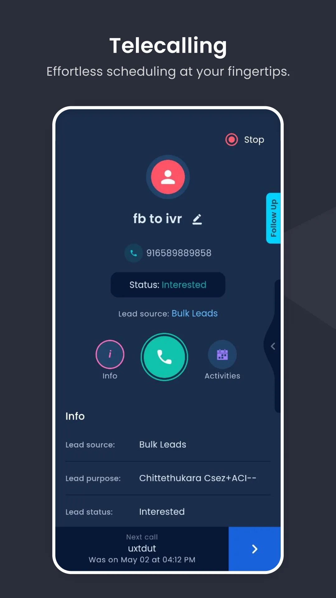 Getlead CRM | Indus Appstore | Screenshot