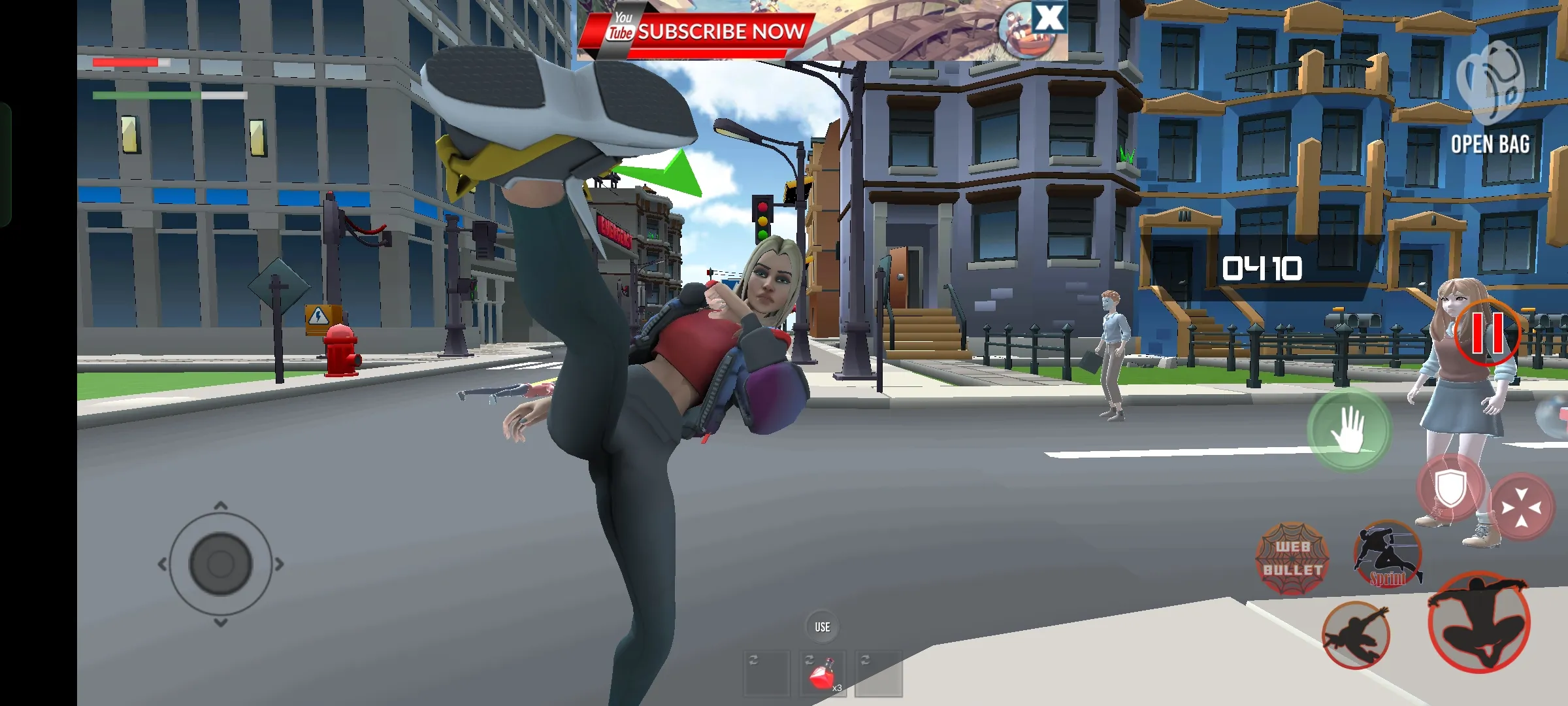 Girl Spider Rope Hero Game | Indus Appstore | Screenshot