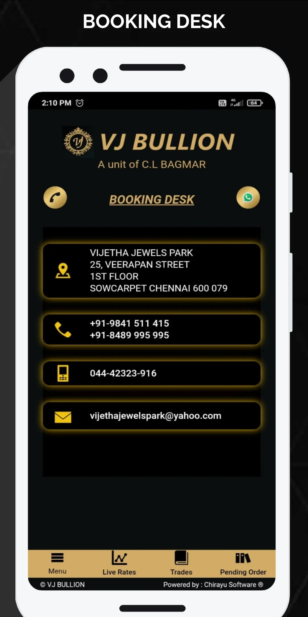 Vijetha Bullion | Indus Appstore | Screenshot