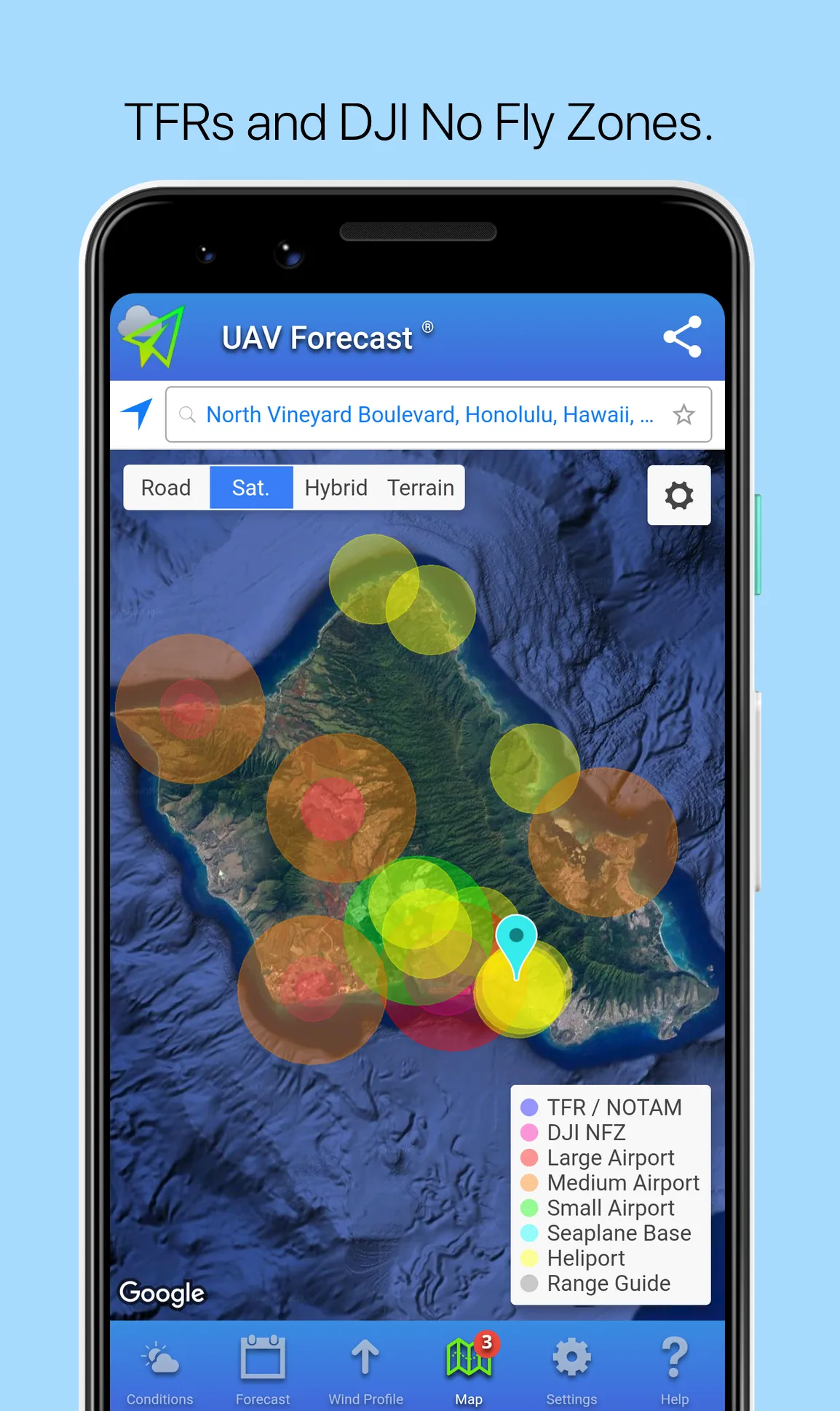 UAV Forecast for Drone Pilots | Indus Appstore | Screenshot