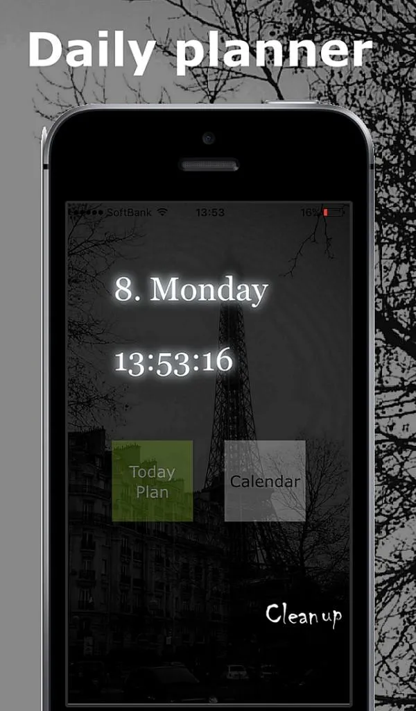 Simple Calendar app *DeepBlack | Indus Appstore | Screenshot