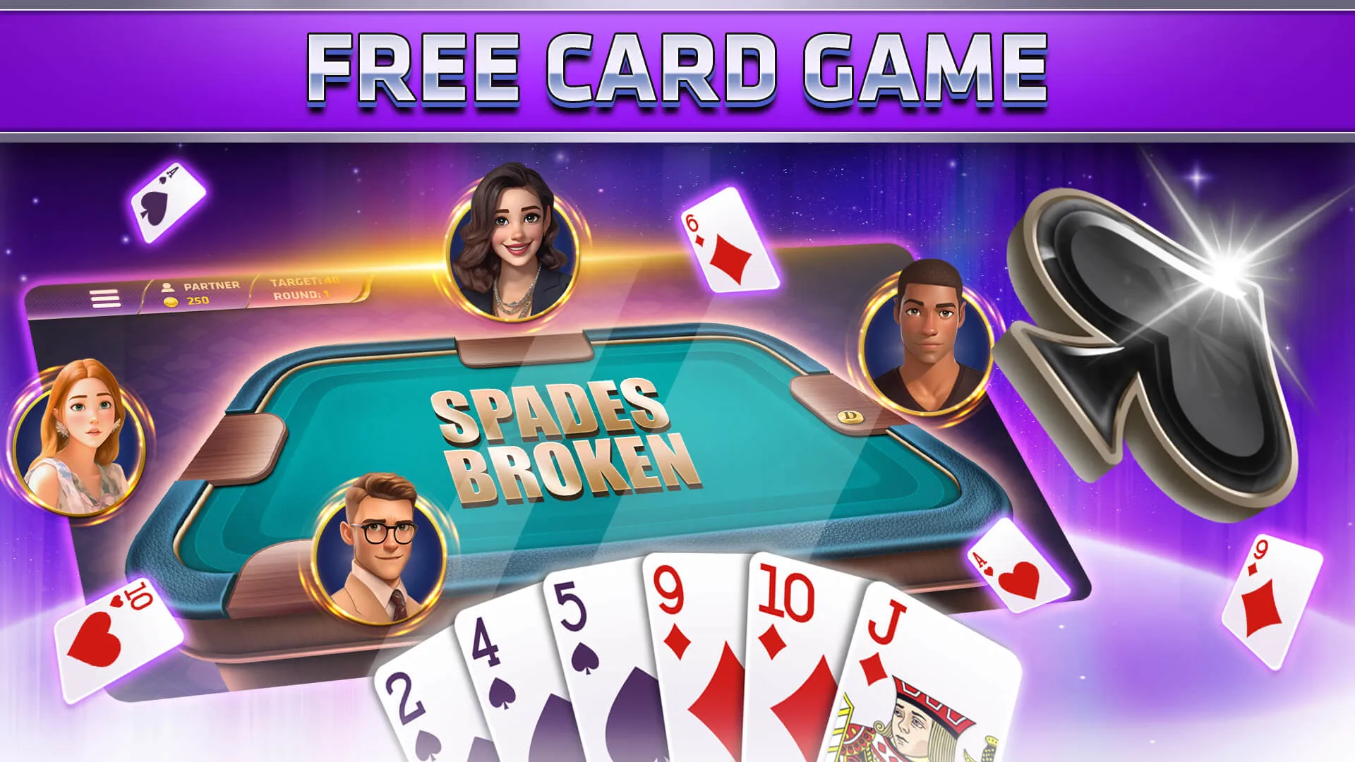 Spades: Classic Card Game | Indus Appstore | Screenshot