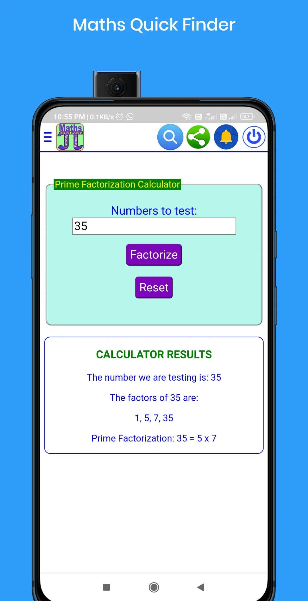 Math Dictionary Formula Solver | Indus Appstore | Screenshot